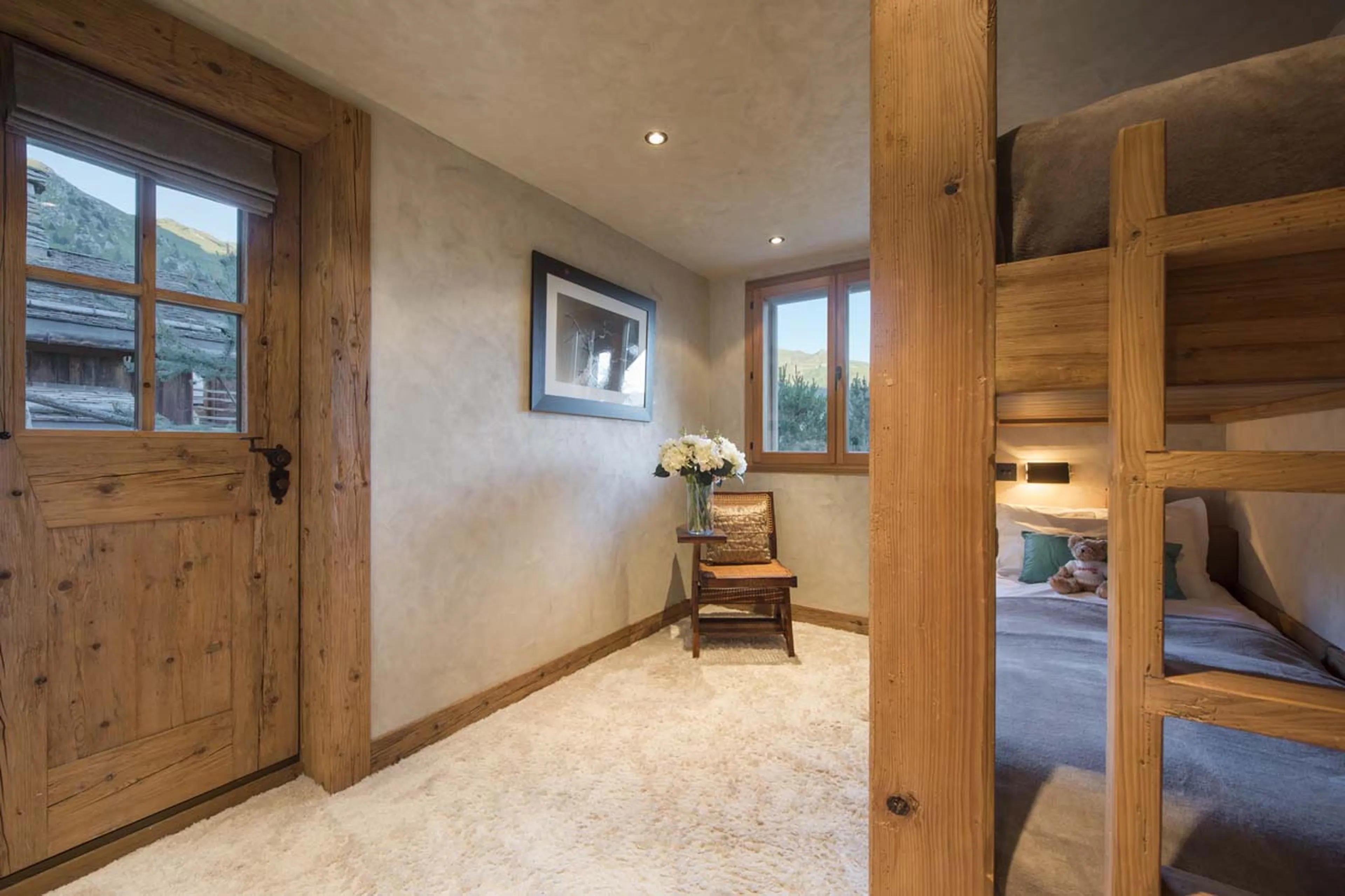 Bunk bedroom at Chalet Bibi in Verbier