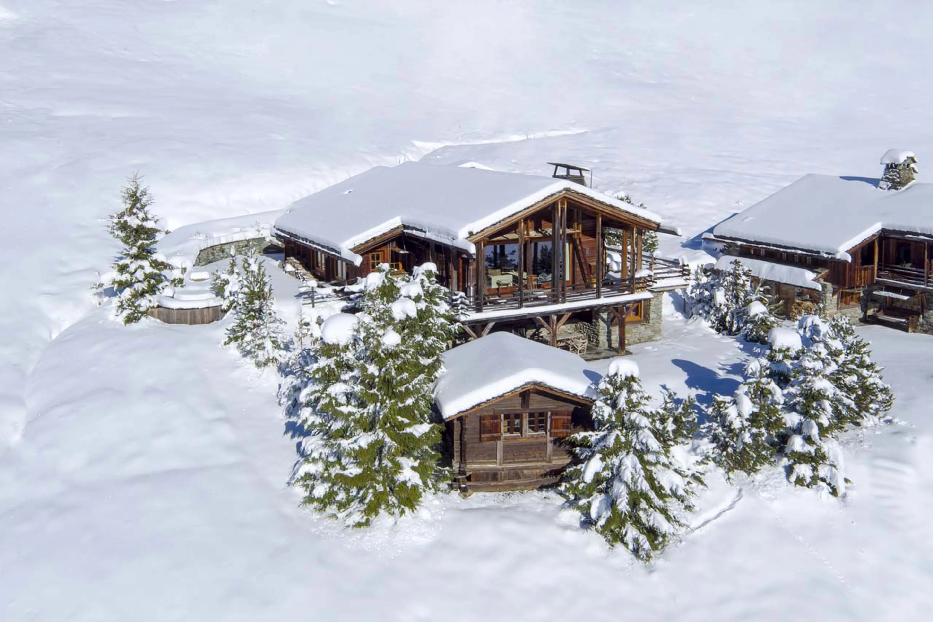 Ski-in access to Chalet Bibi in Verbier