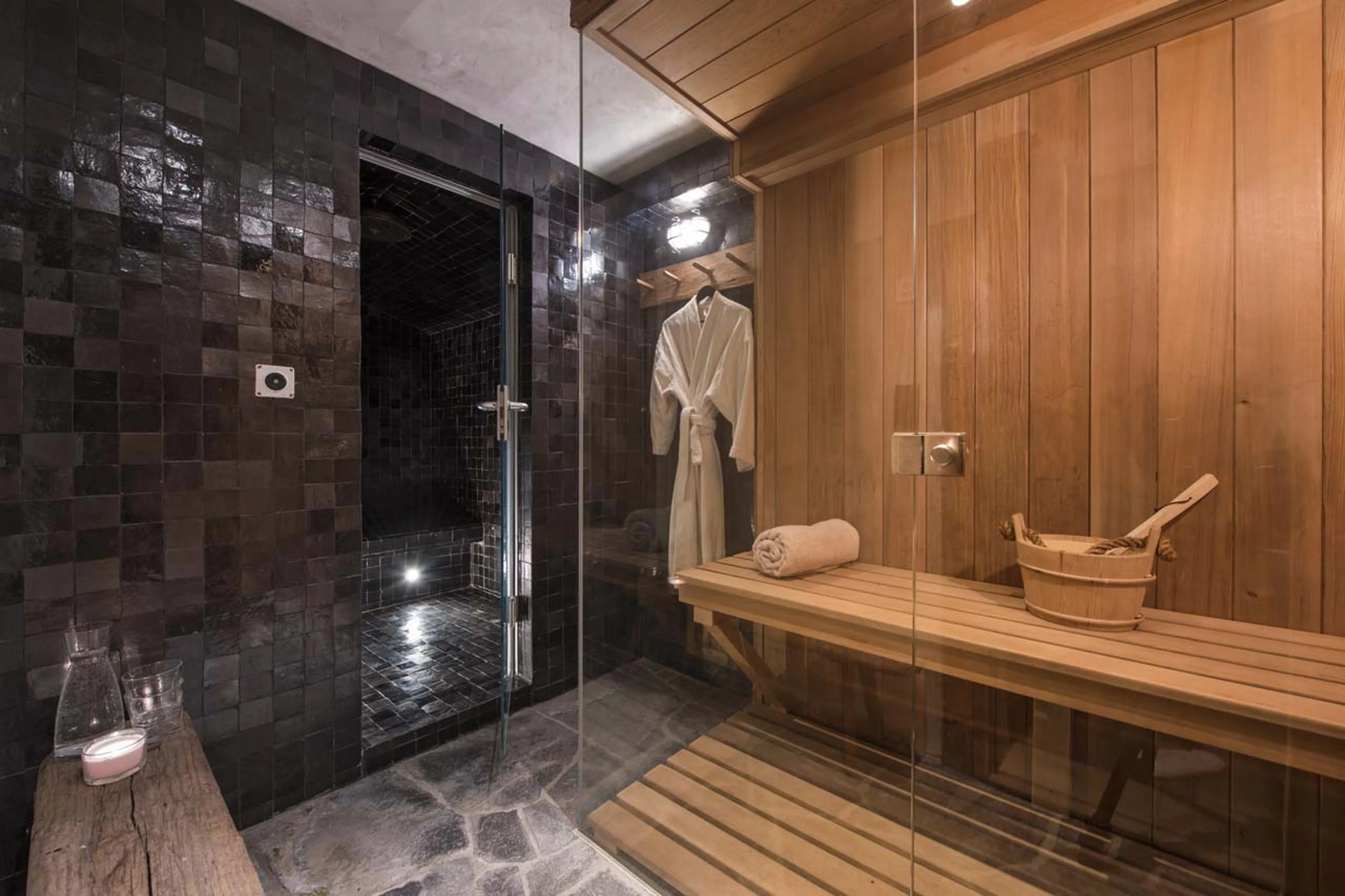 Sauna at Chalet Bibi in Verbier