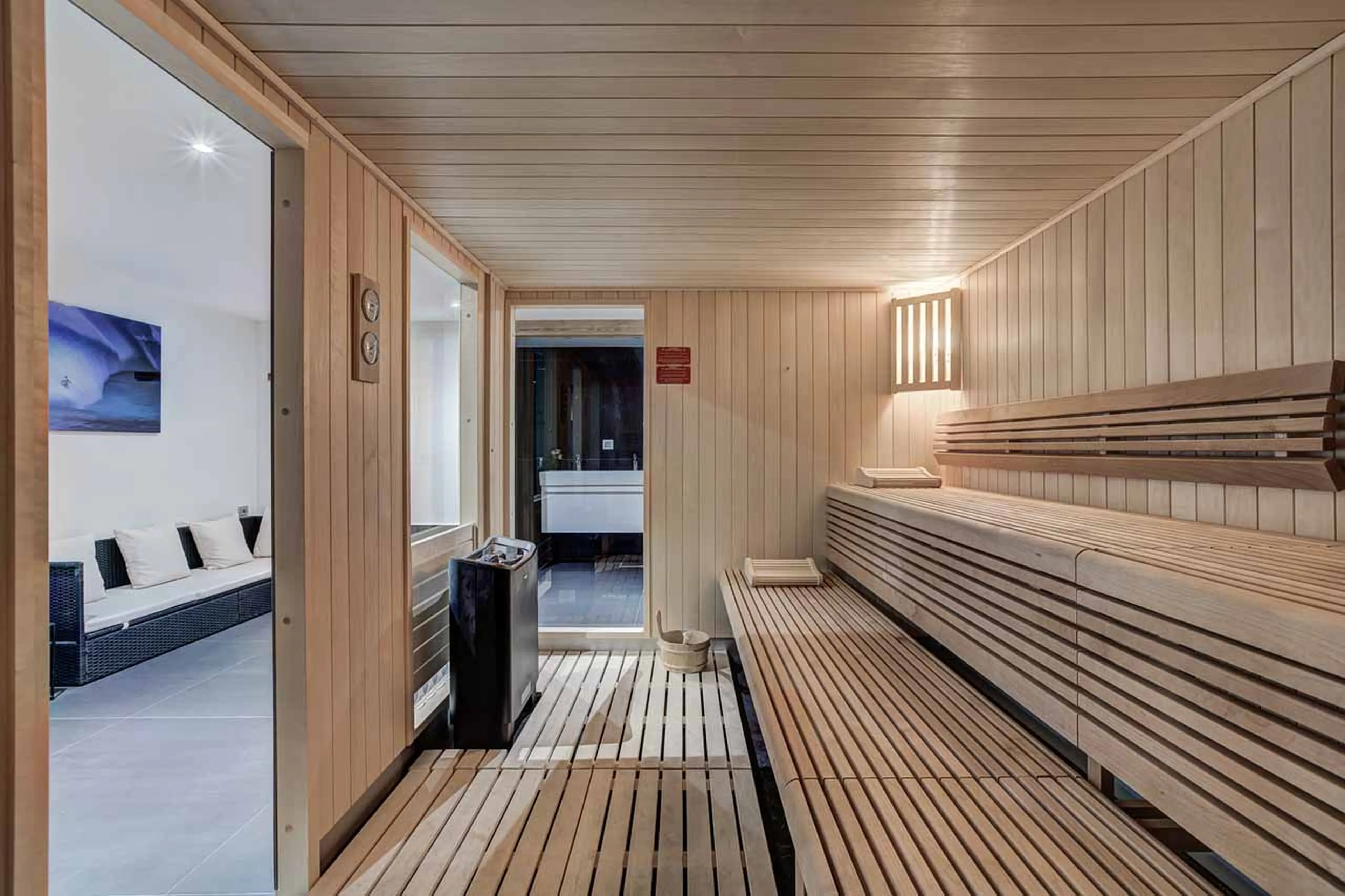 Sauna at Chalet Black Diamond in Chamonix