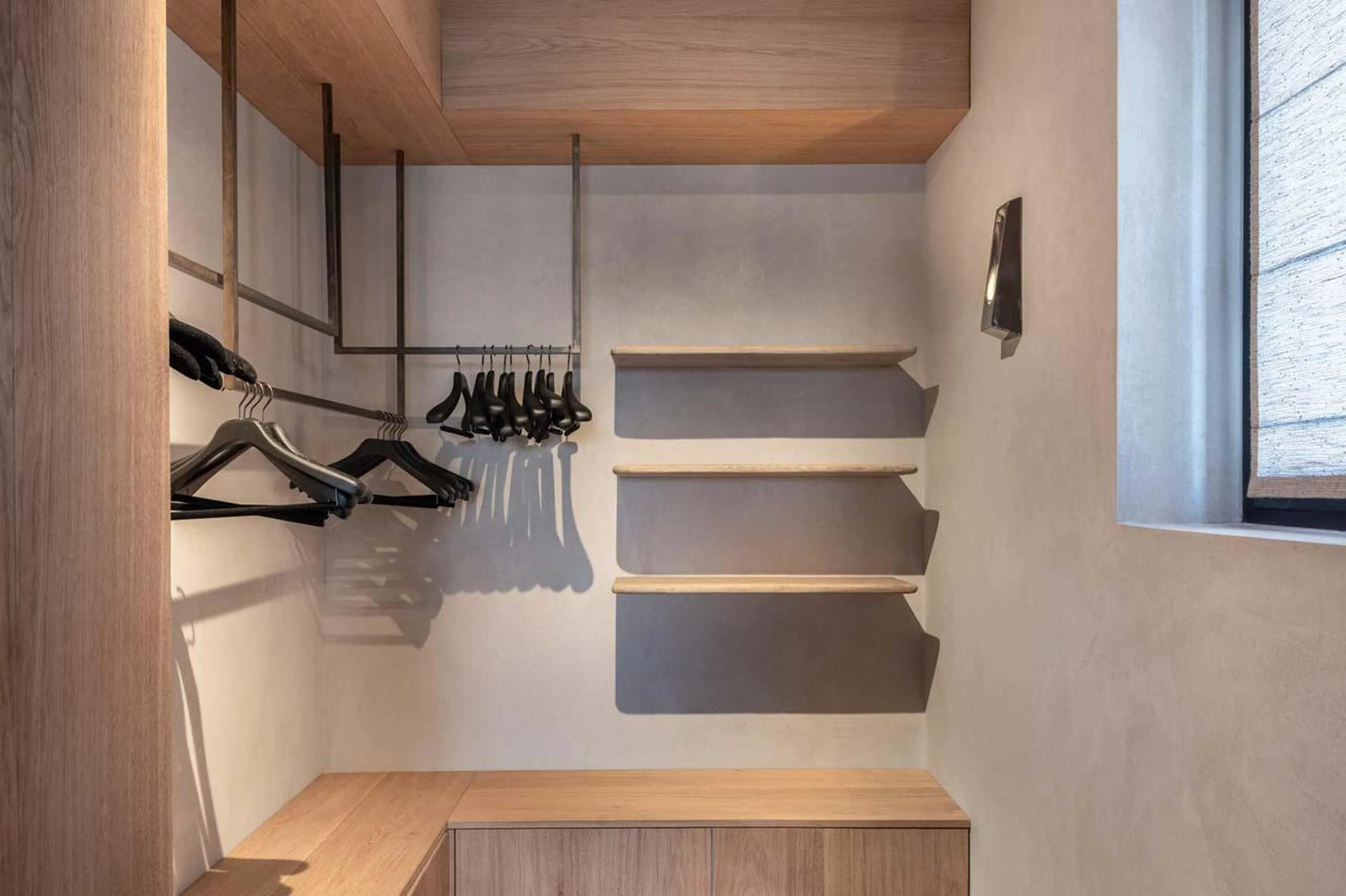 Dressing room at Chalet Black Lodge in Courchevel 1850