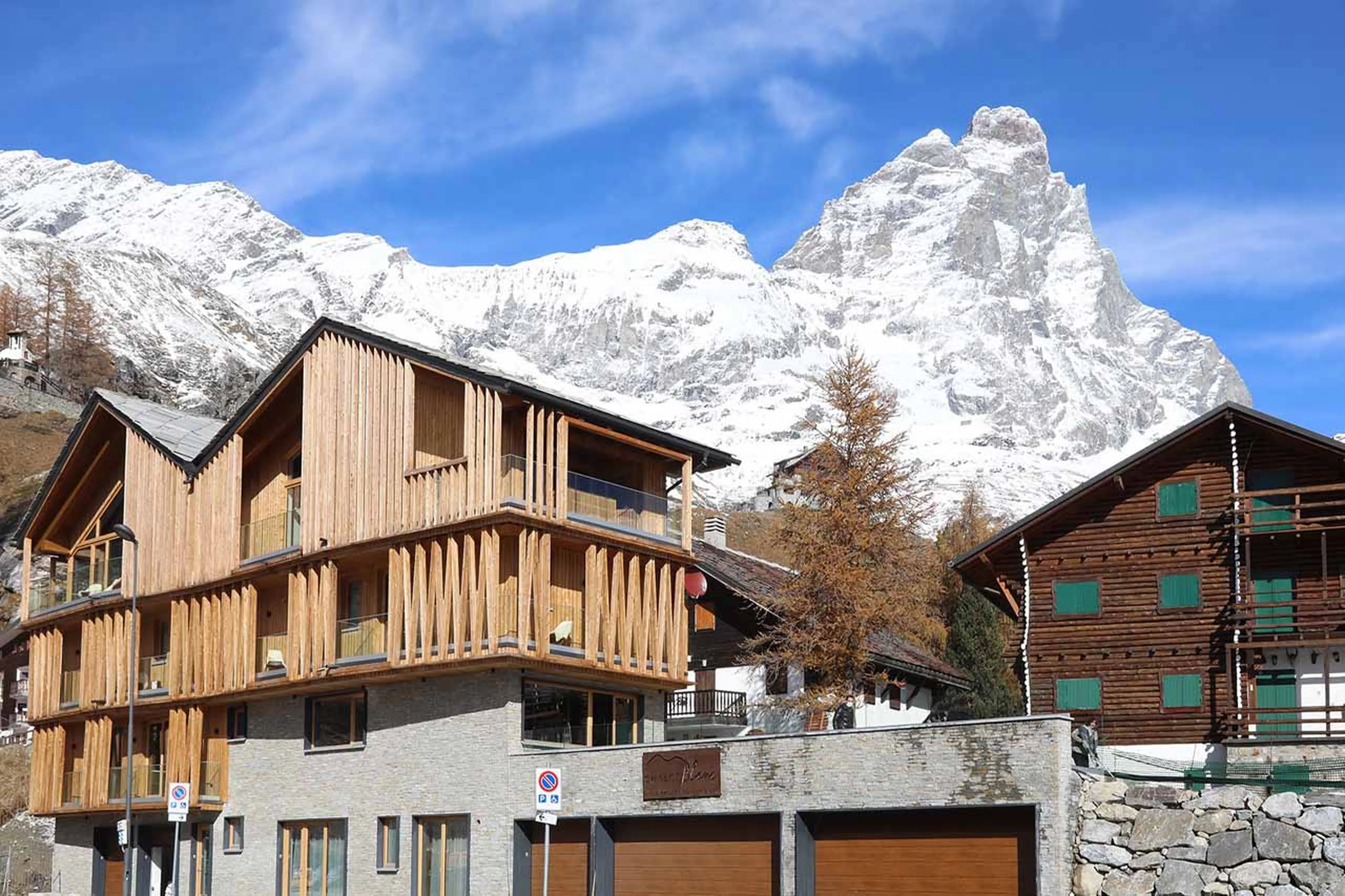 Location of Chalet Blanc in Cervinia
