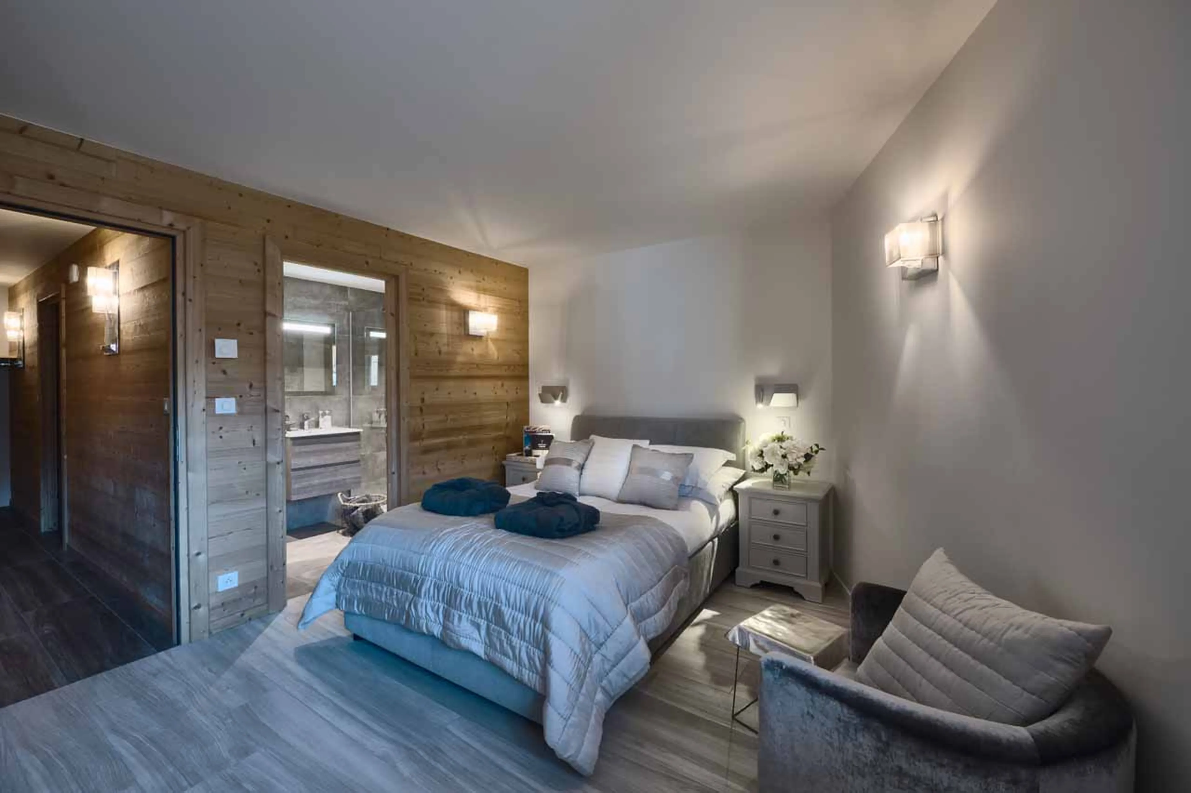 Bedroom four at Chalet Blanc in Morzine