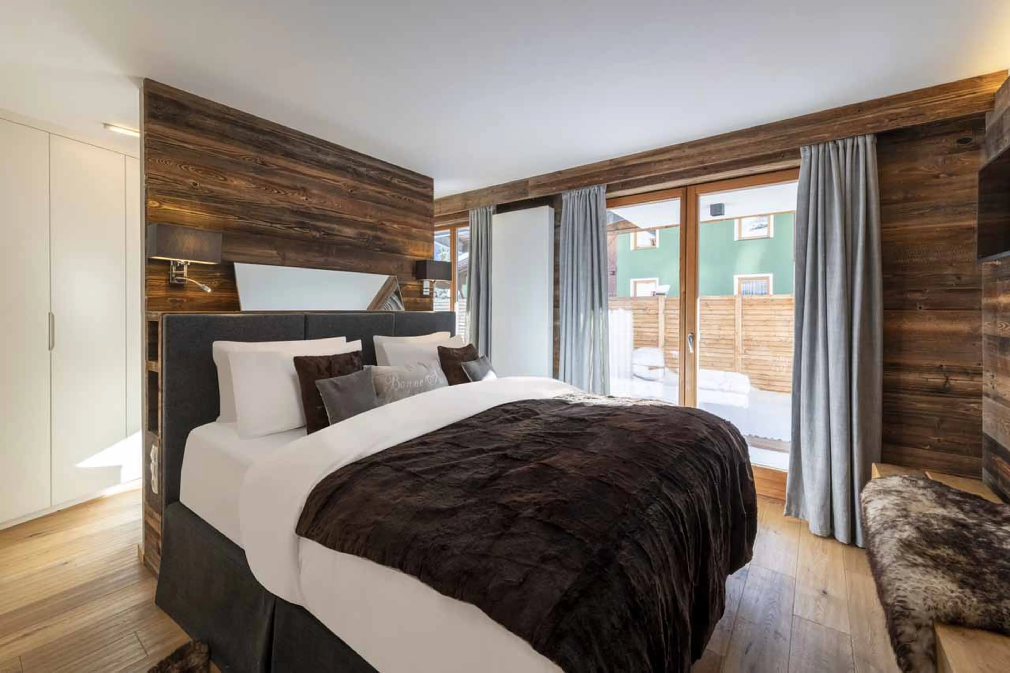 Dressing room at Chalet Bluebird in St Anton