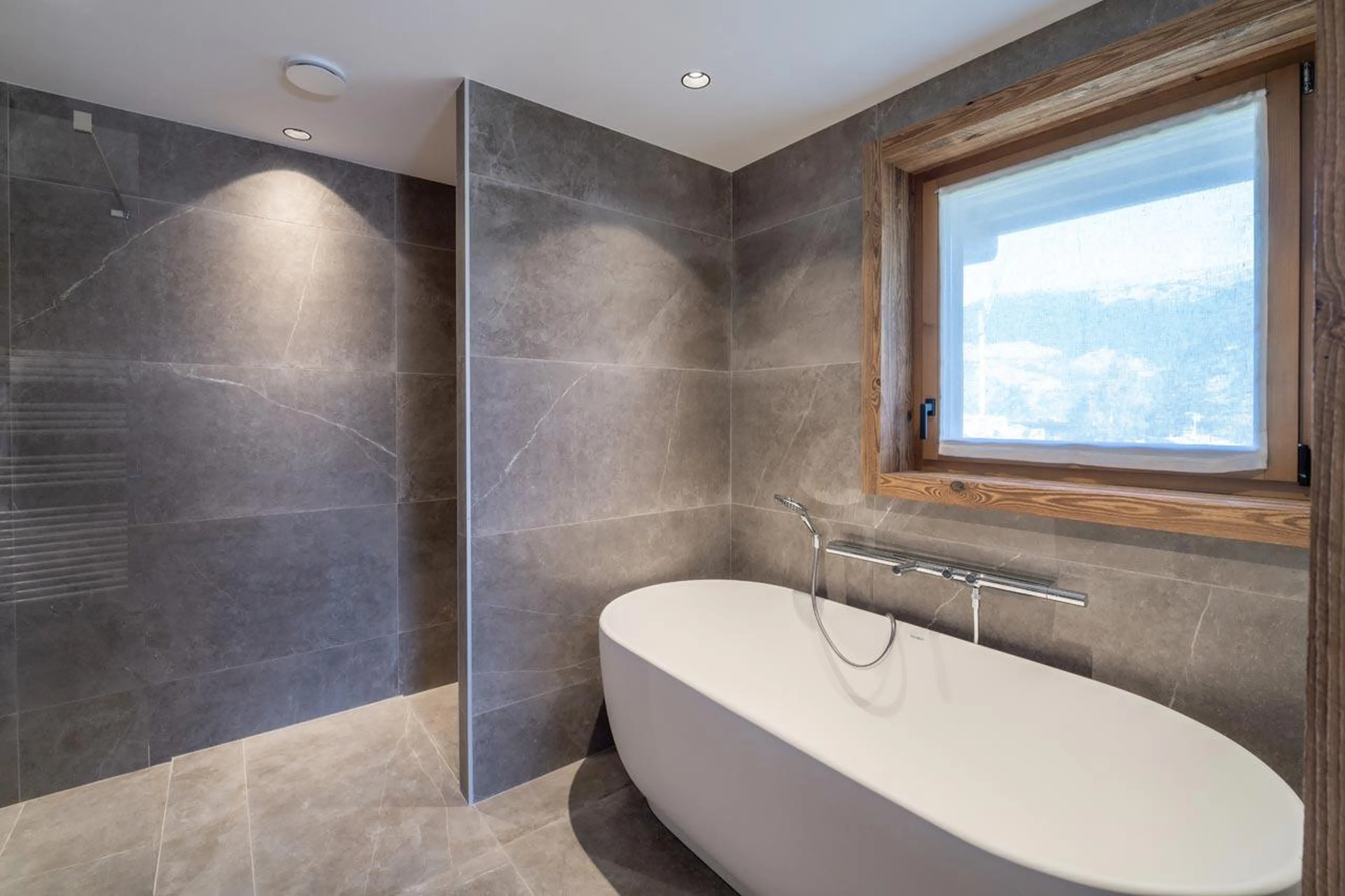 Bathroom two at Chalet Bois de l'Abbaye in Courchevel Le Praz
