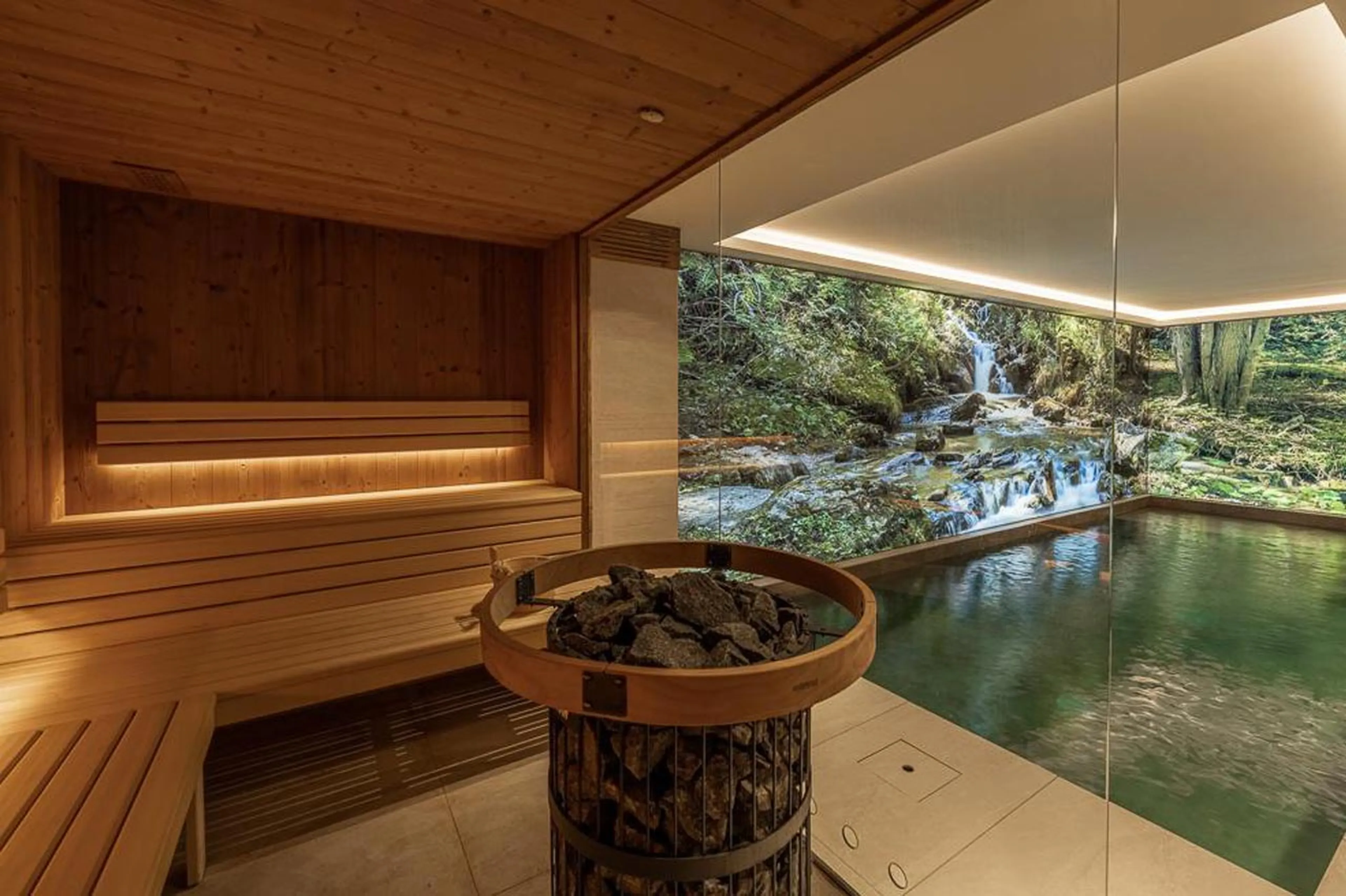 Sauna at Chalet Bois des Barmes in Courchevel La Praz