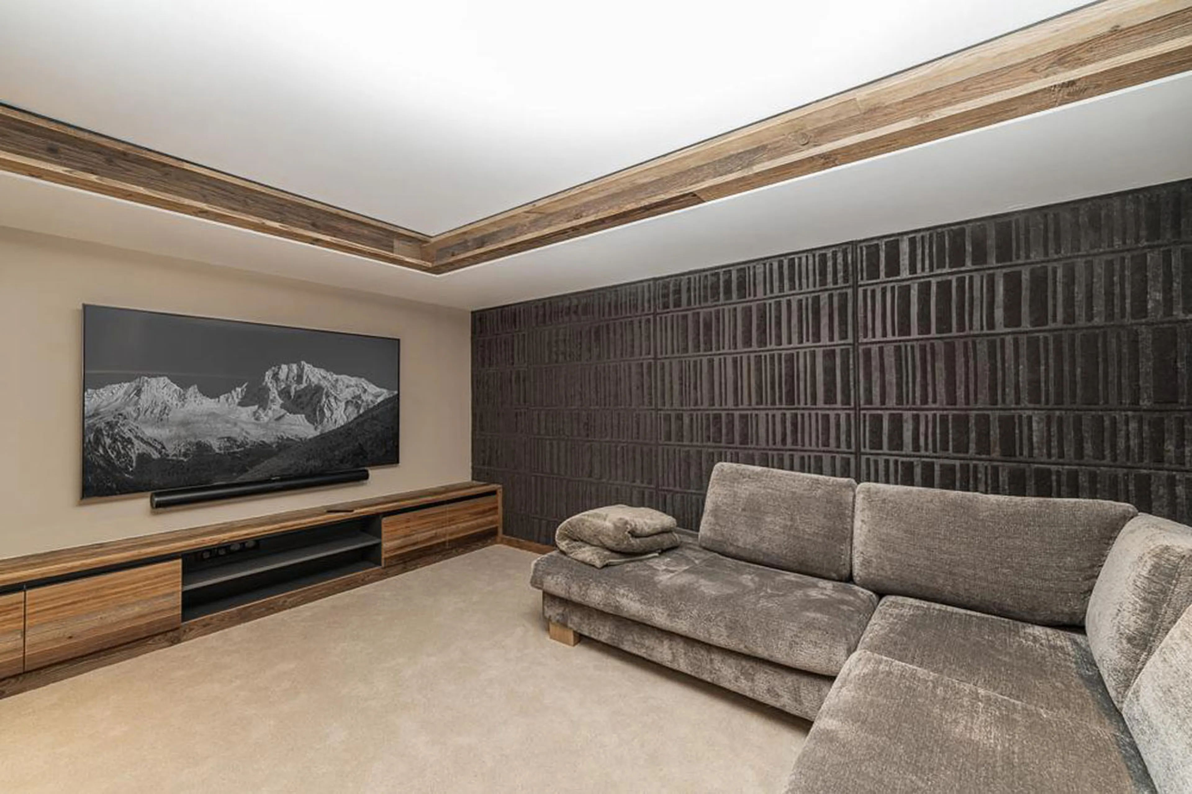 Cinema room at Chalet Bois des Barmes in Courchevel La Praz