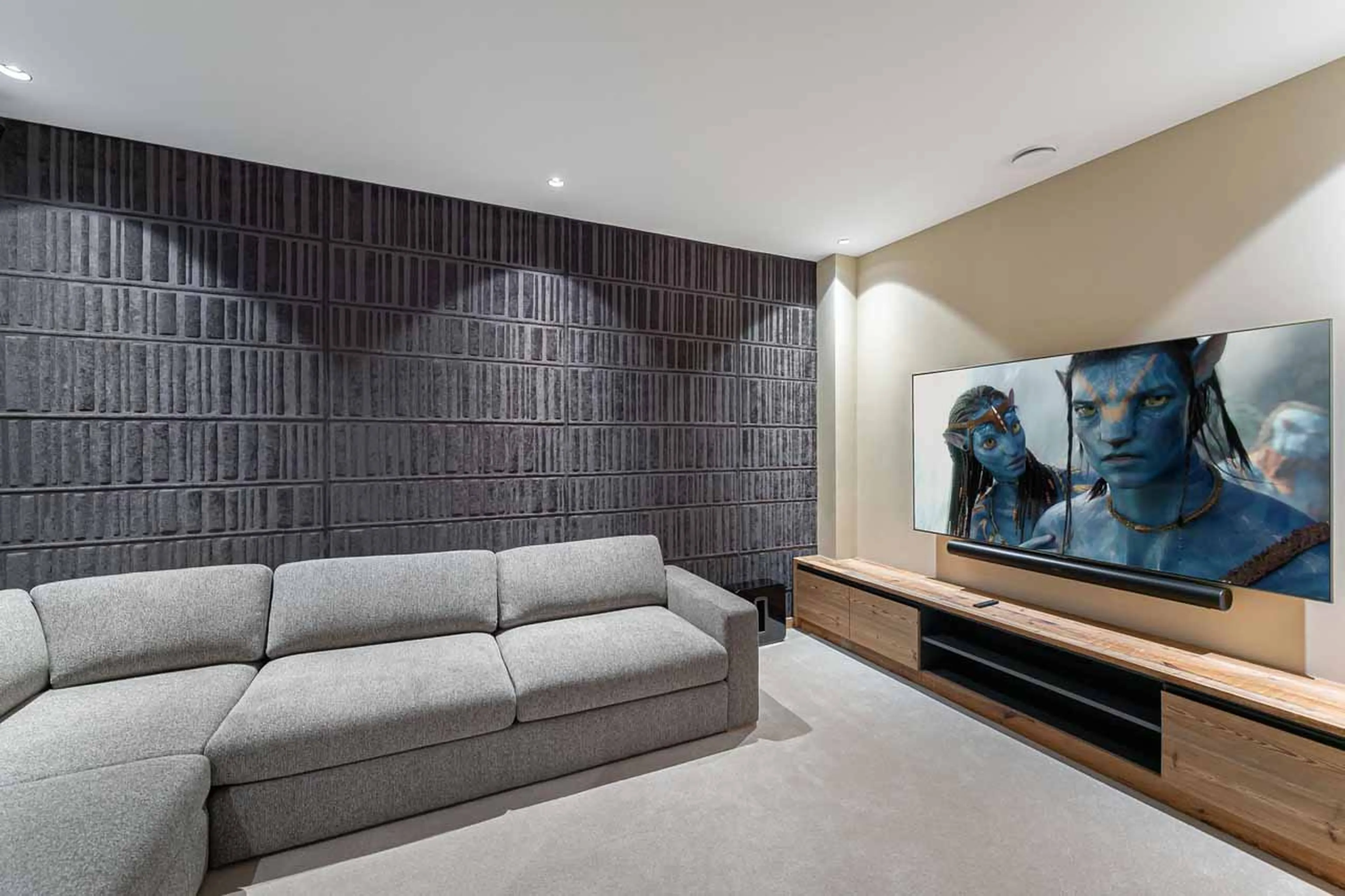 Cinema room at Chalet Bois du Ban in Courchevel Le Praz