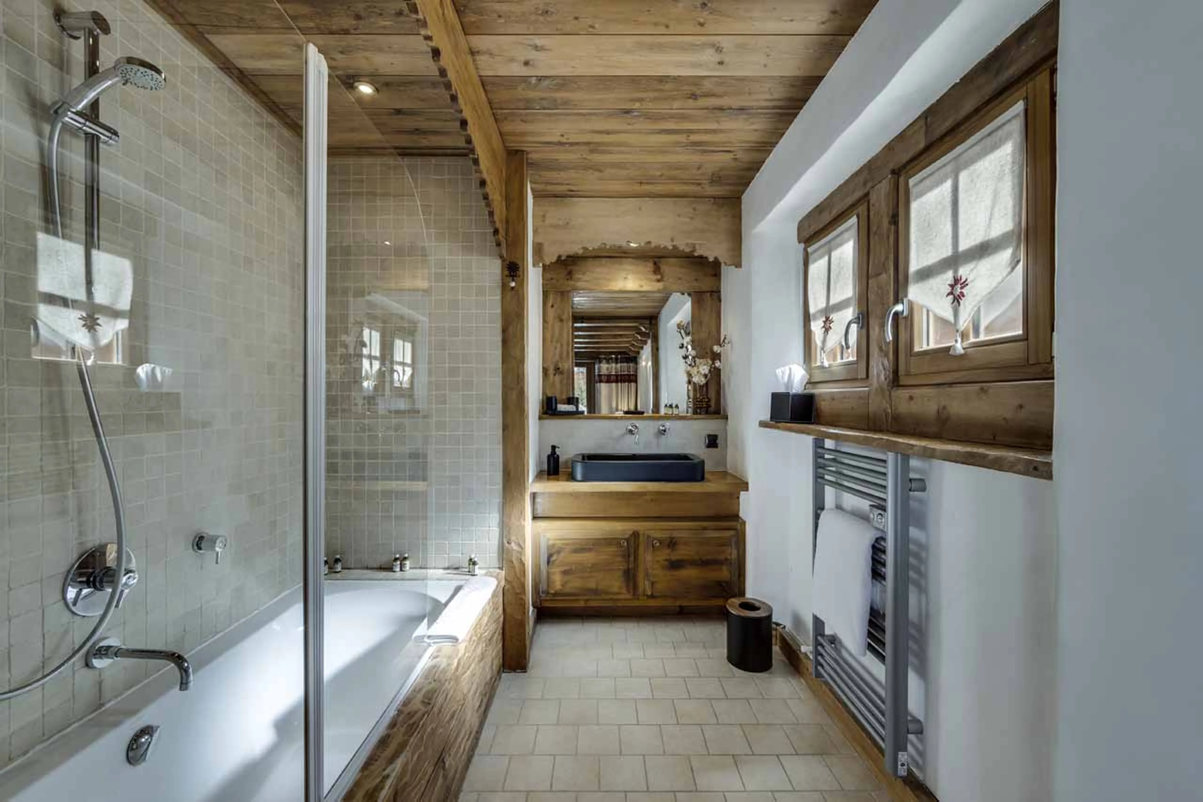 Bathroom two at Chalet La Bouclia in Val d'Isere