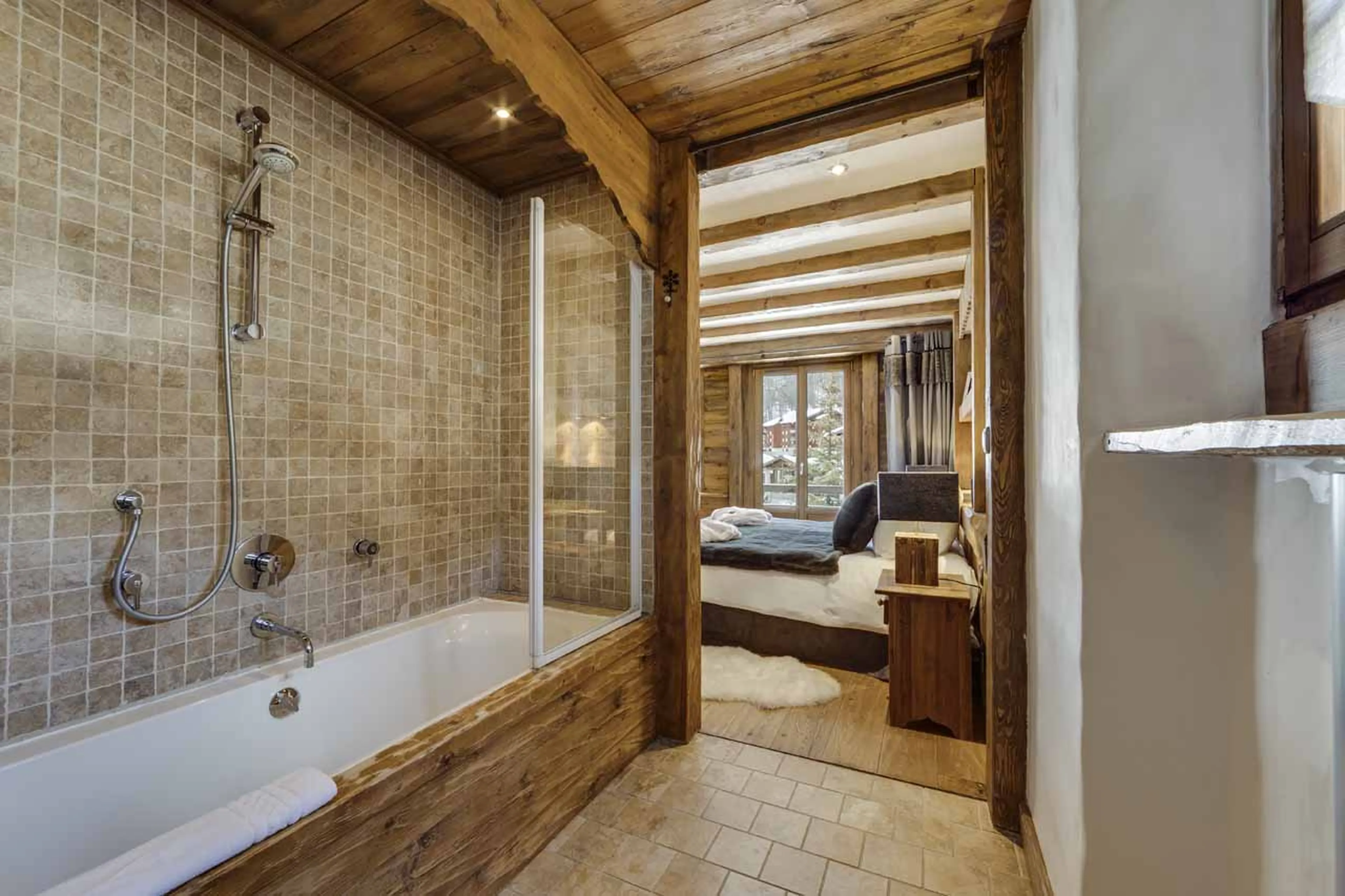 Bathroom three at Chalet La Bouclia in Val d'Isere