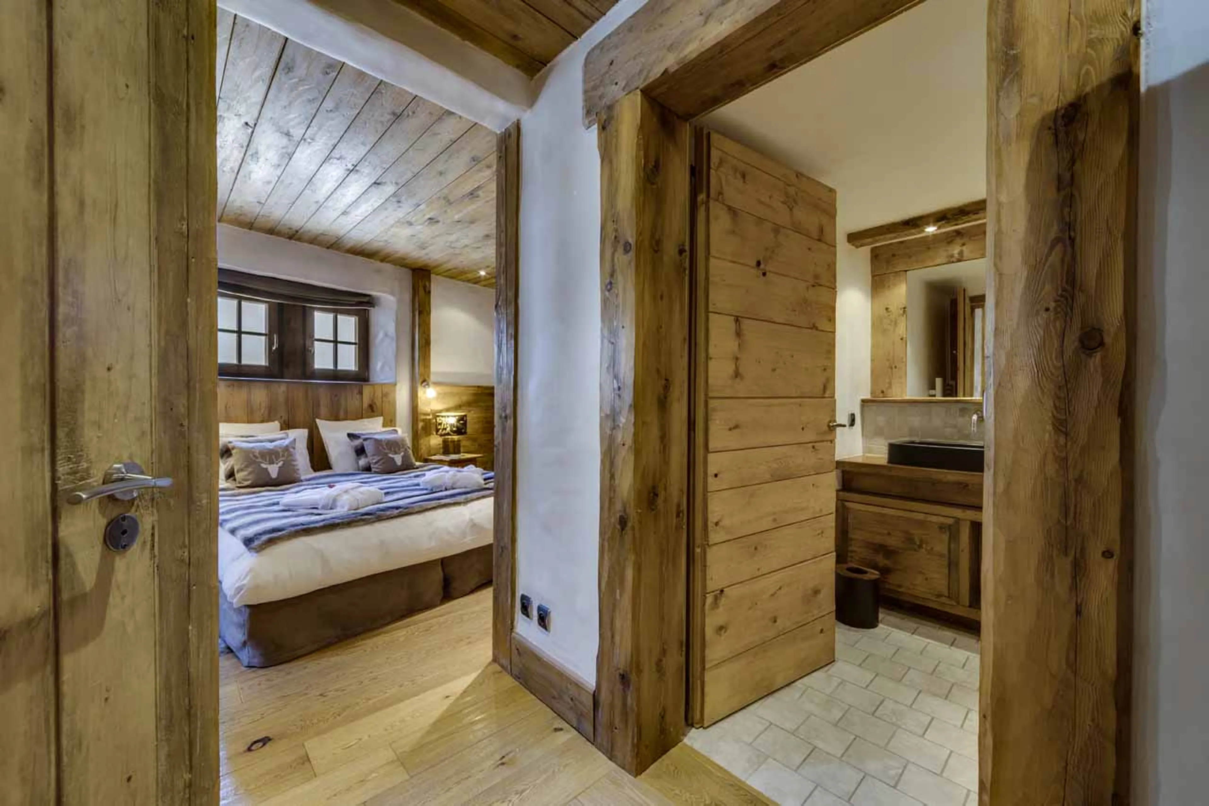 Access to bathroom at Chalet La Bouclia in Val d'Isere
