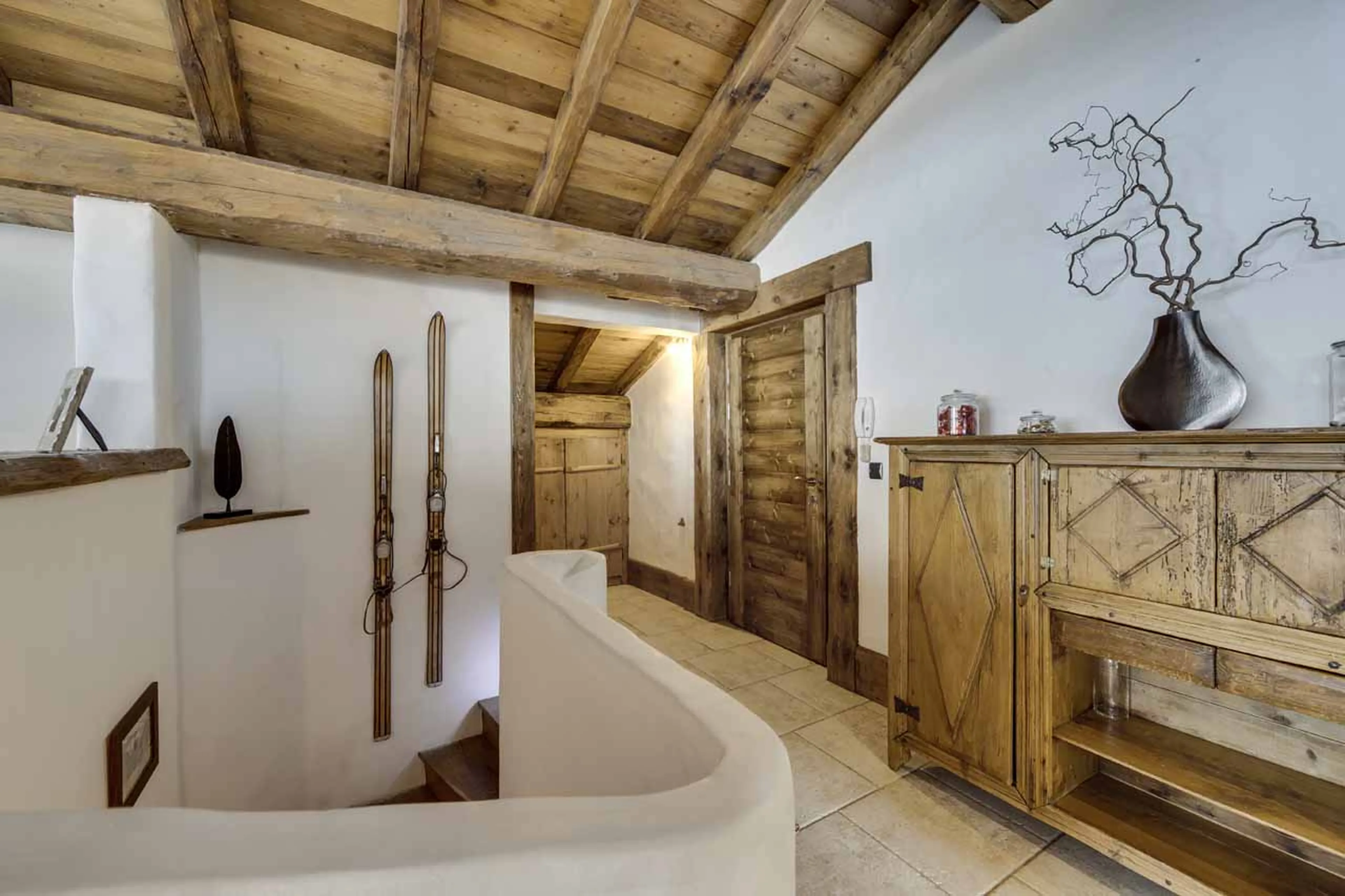 Entrance to living area at Chalet La Bouclia in Val d'Isere