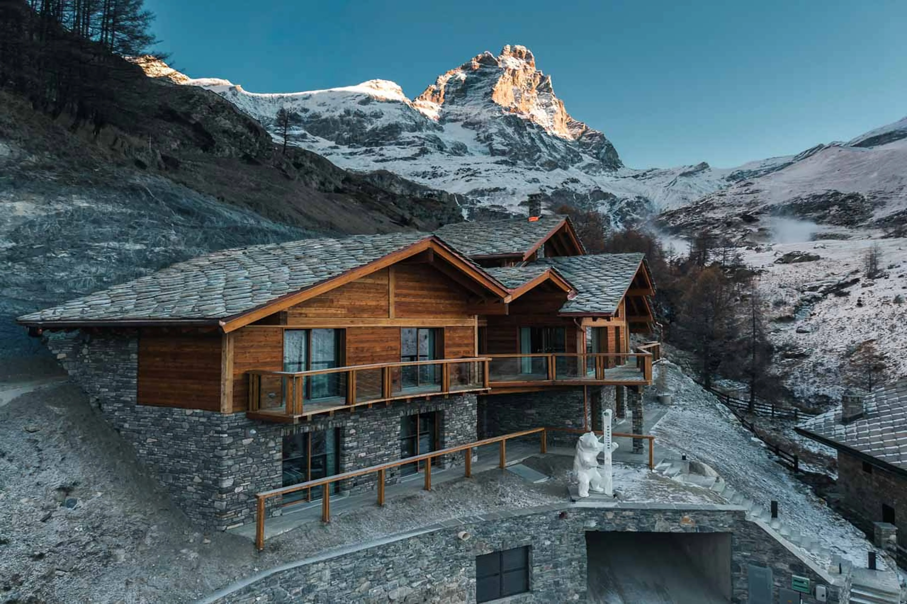 Exterior of Chalet Breithorn in Cervinia
