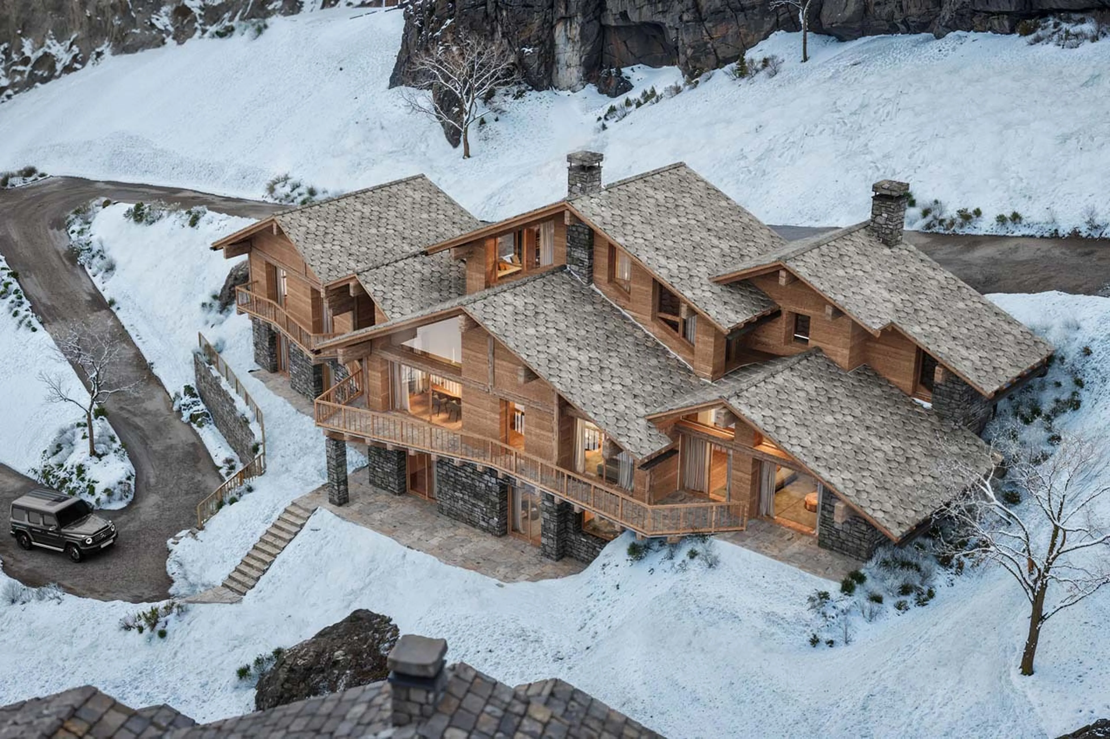 Exterior of Chalet Breithorn in Cervinia