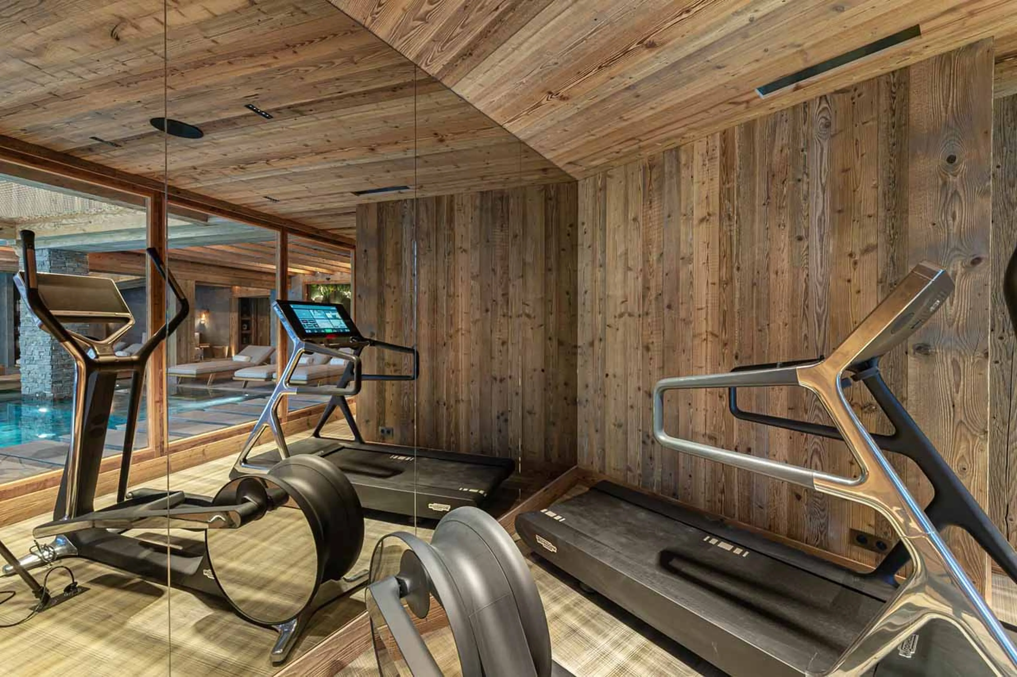 Gym at Chalet Les Bruxellois in Courchevel 1850