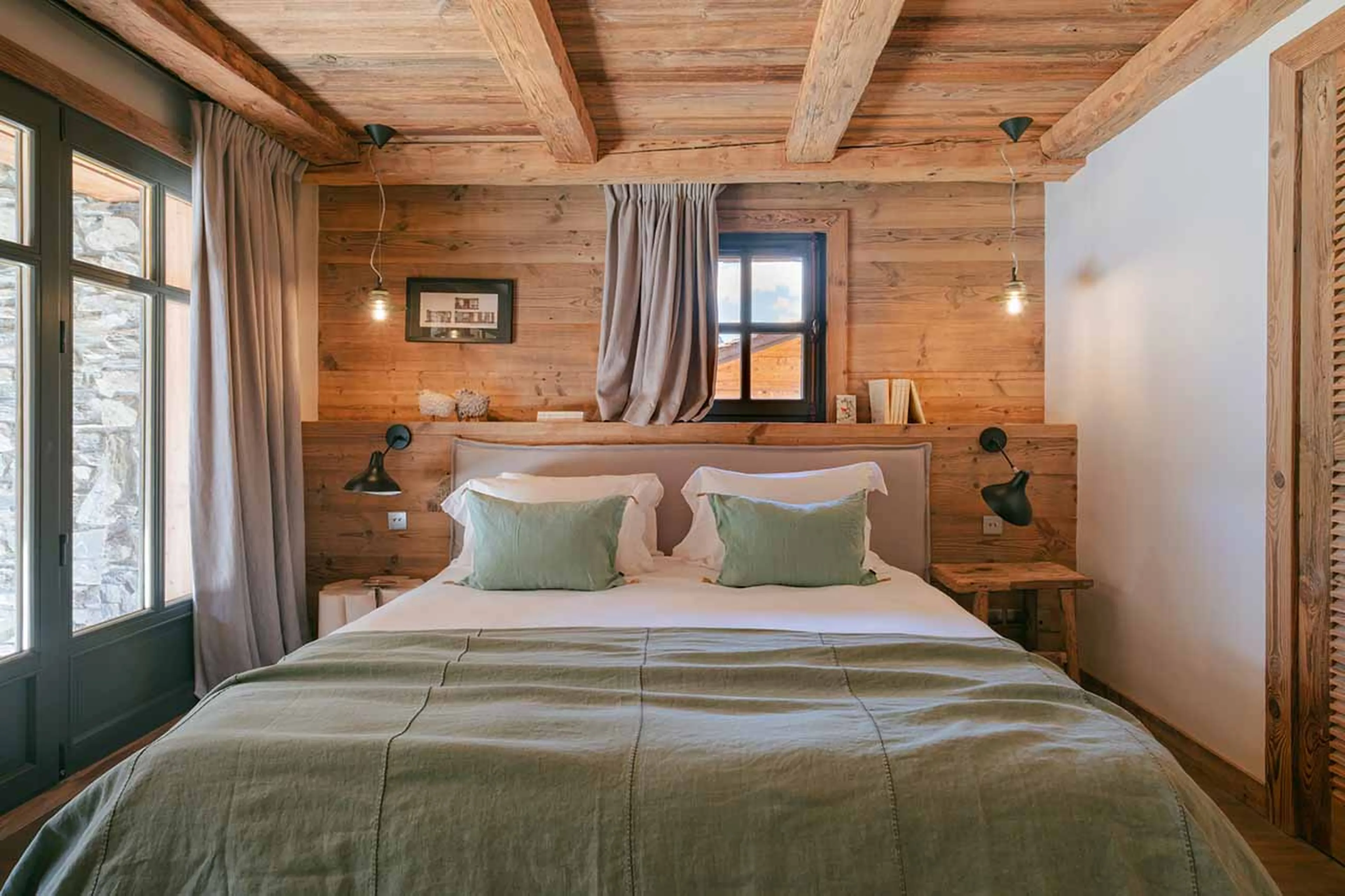 Bedroom two at Chalet Calistoga in Val d'Isere