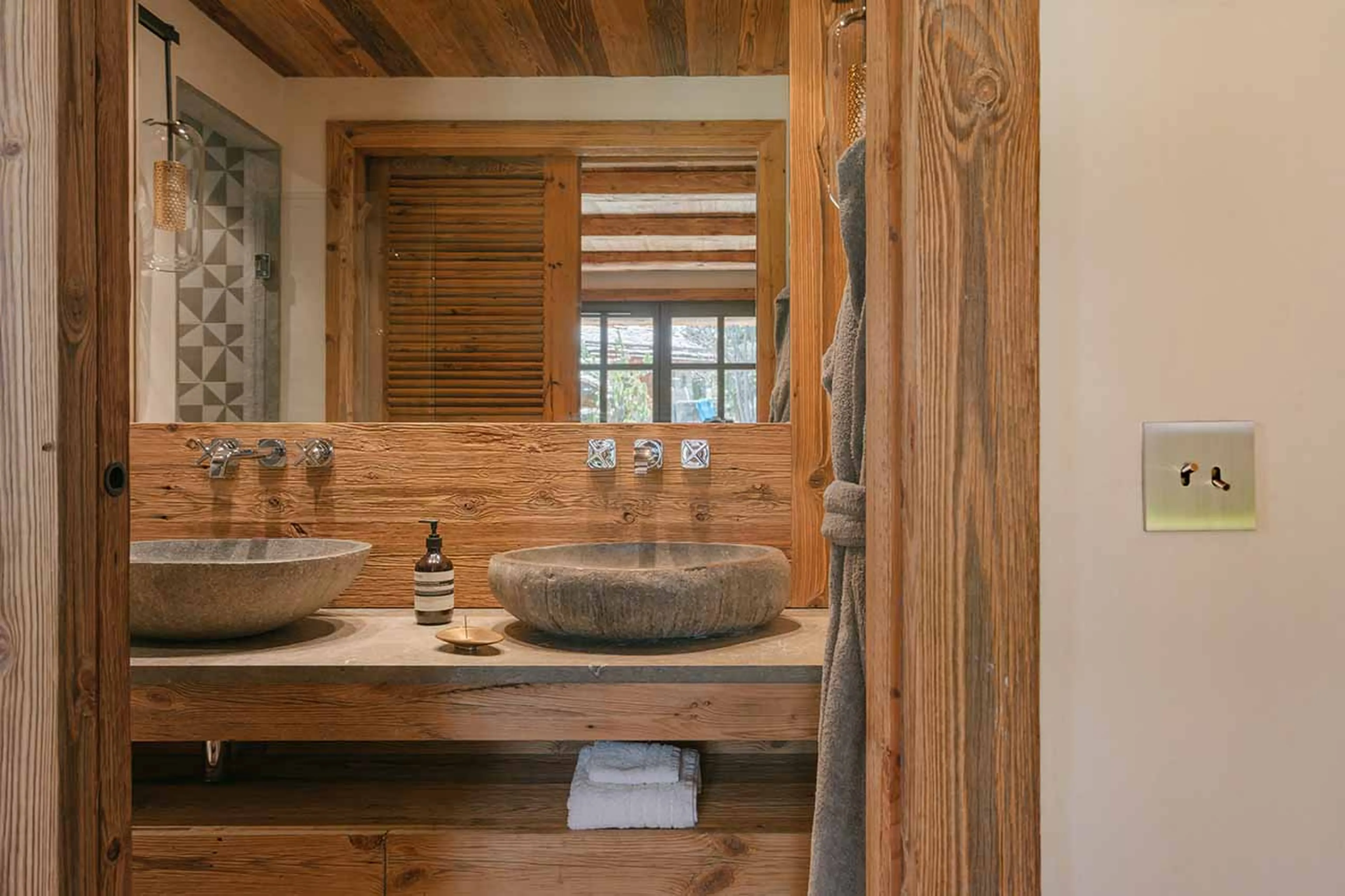 Shower room at Chalet Calistoga in Val d'Isere