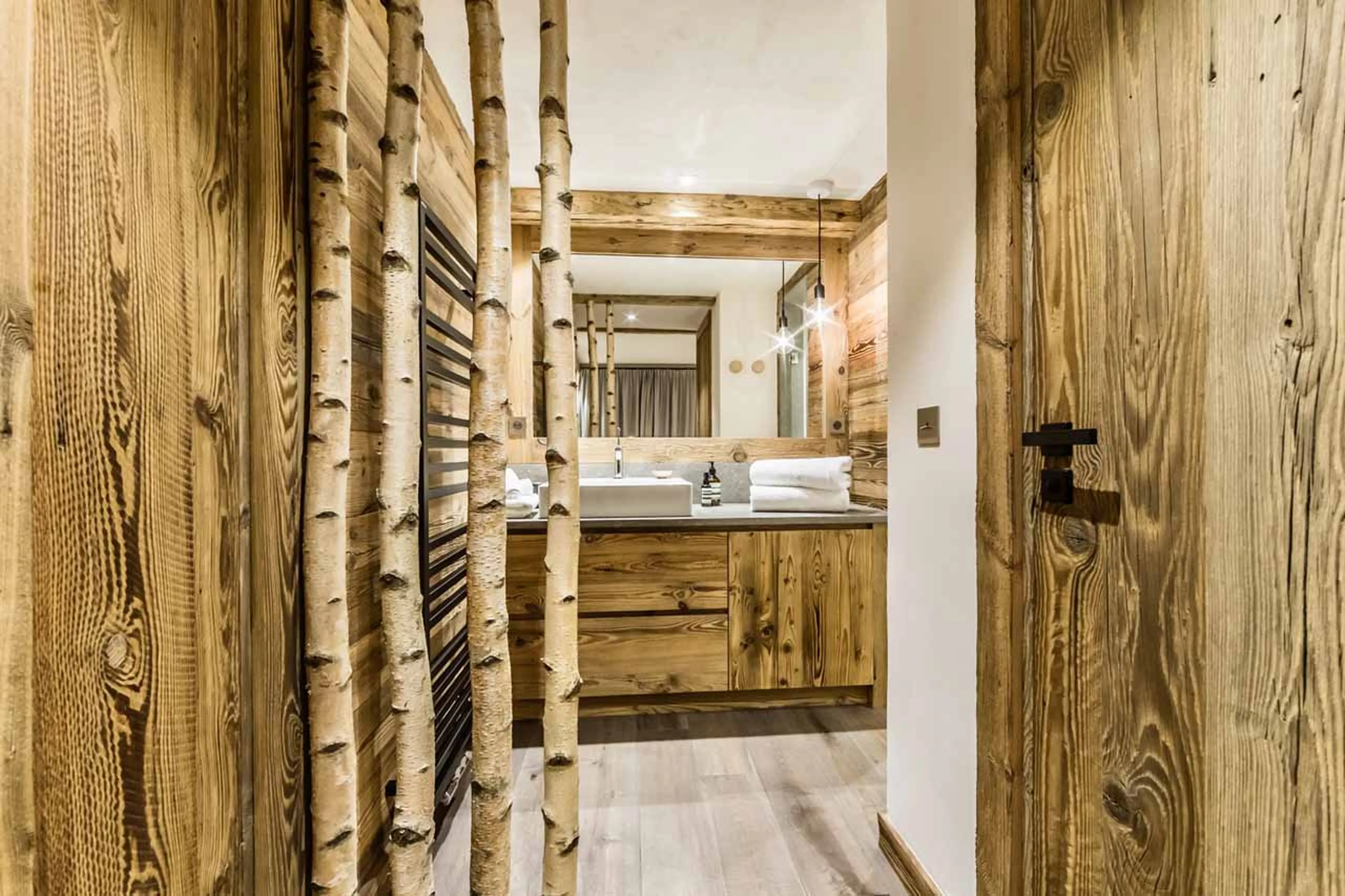 Shower room at Chalet Calistoga in Val d'Isere