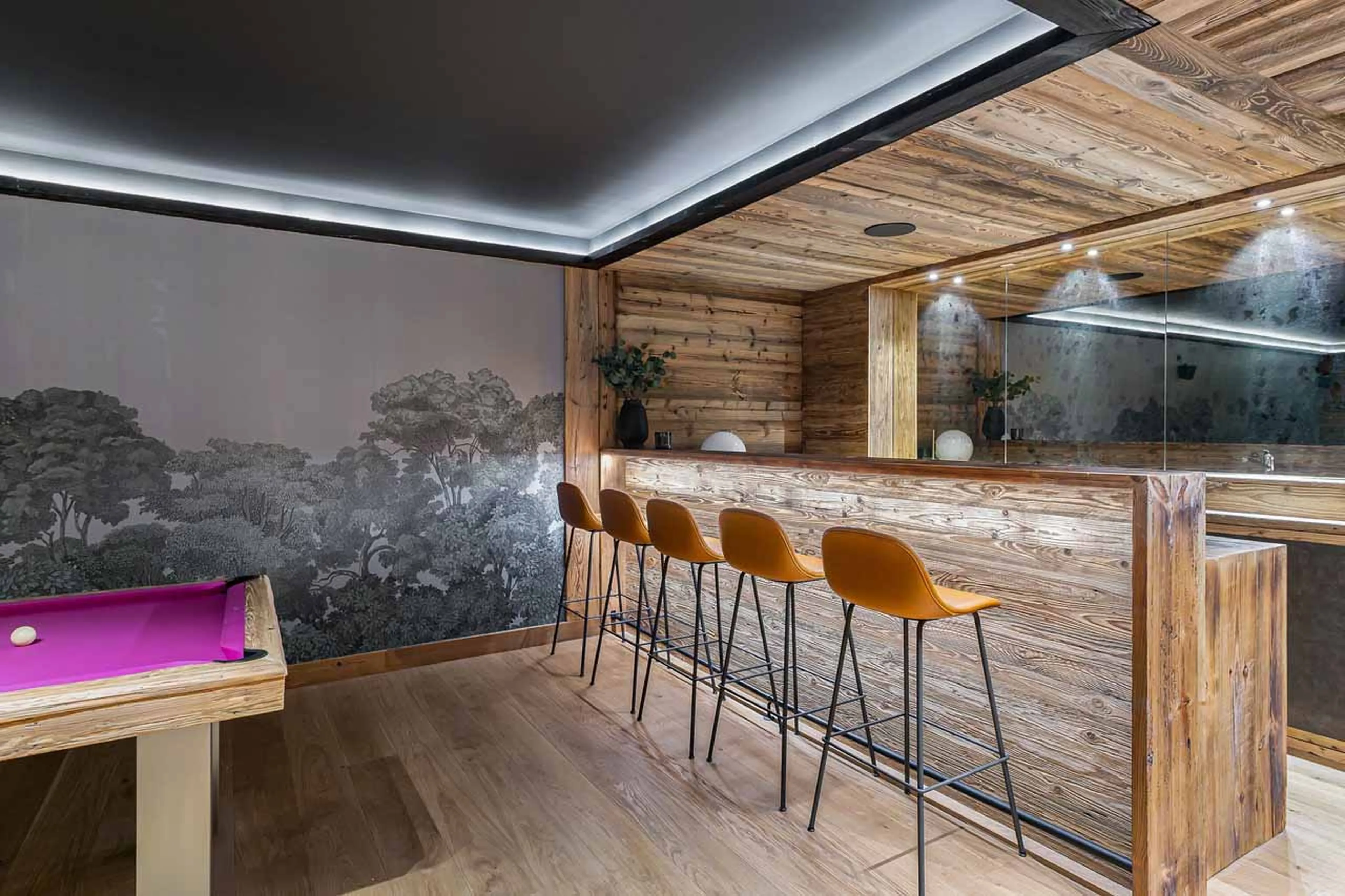 Bar at Chalet Carcentina in Courchevel 1550