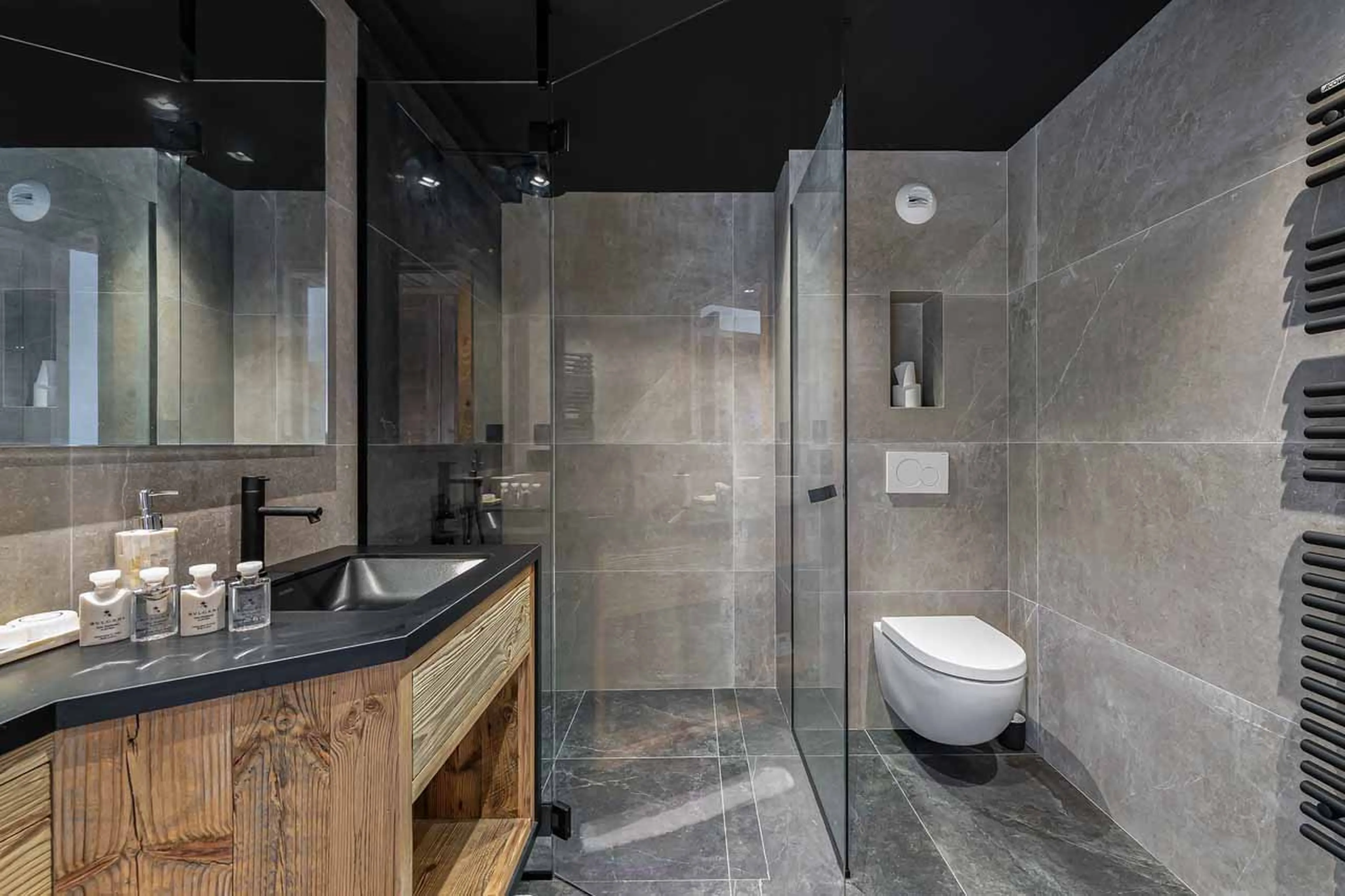 Bathroom three at Chalet Carcentina in Courchevel 1550