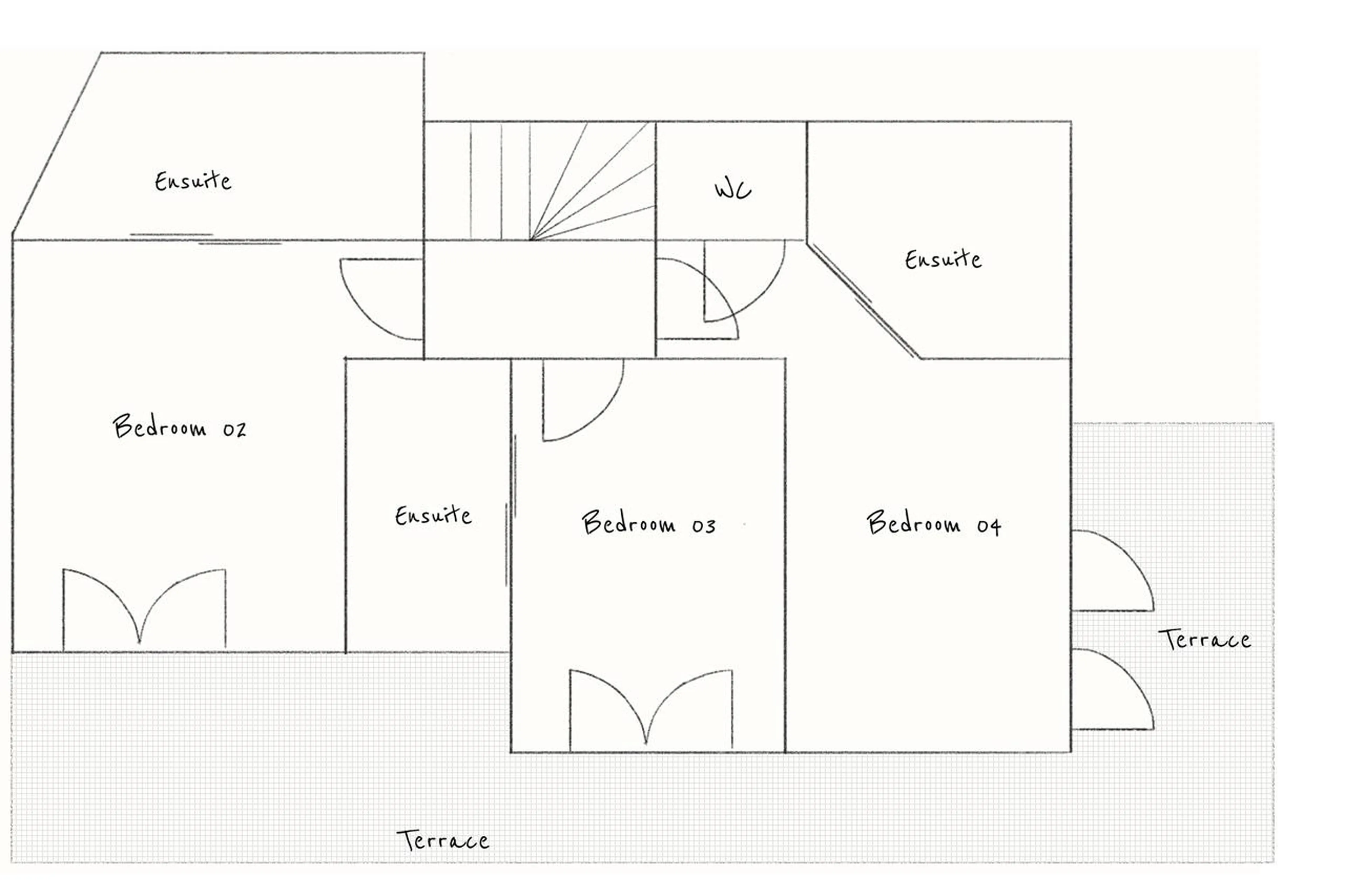 Level -2 floor plan of Chalet Caro in Meribel
