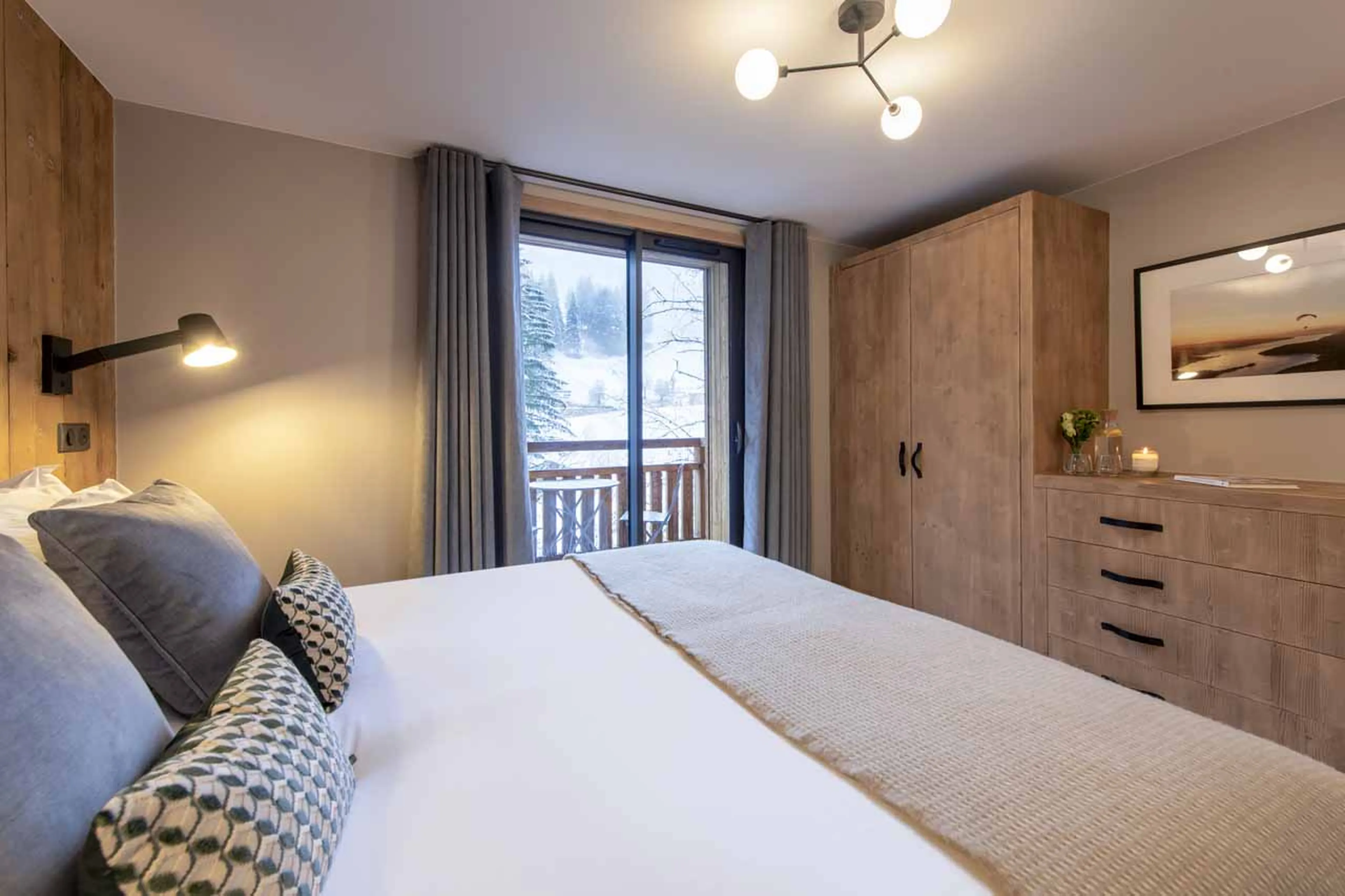 Balcony access in Chalet Cascades, Morzine