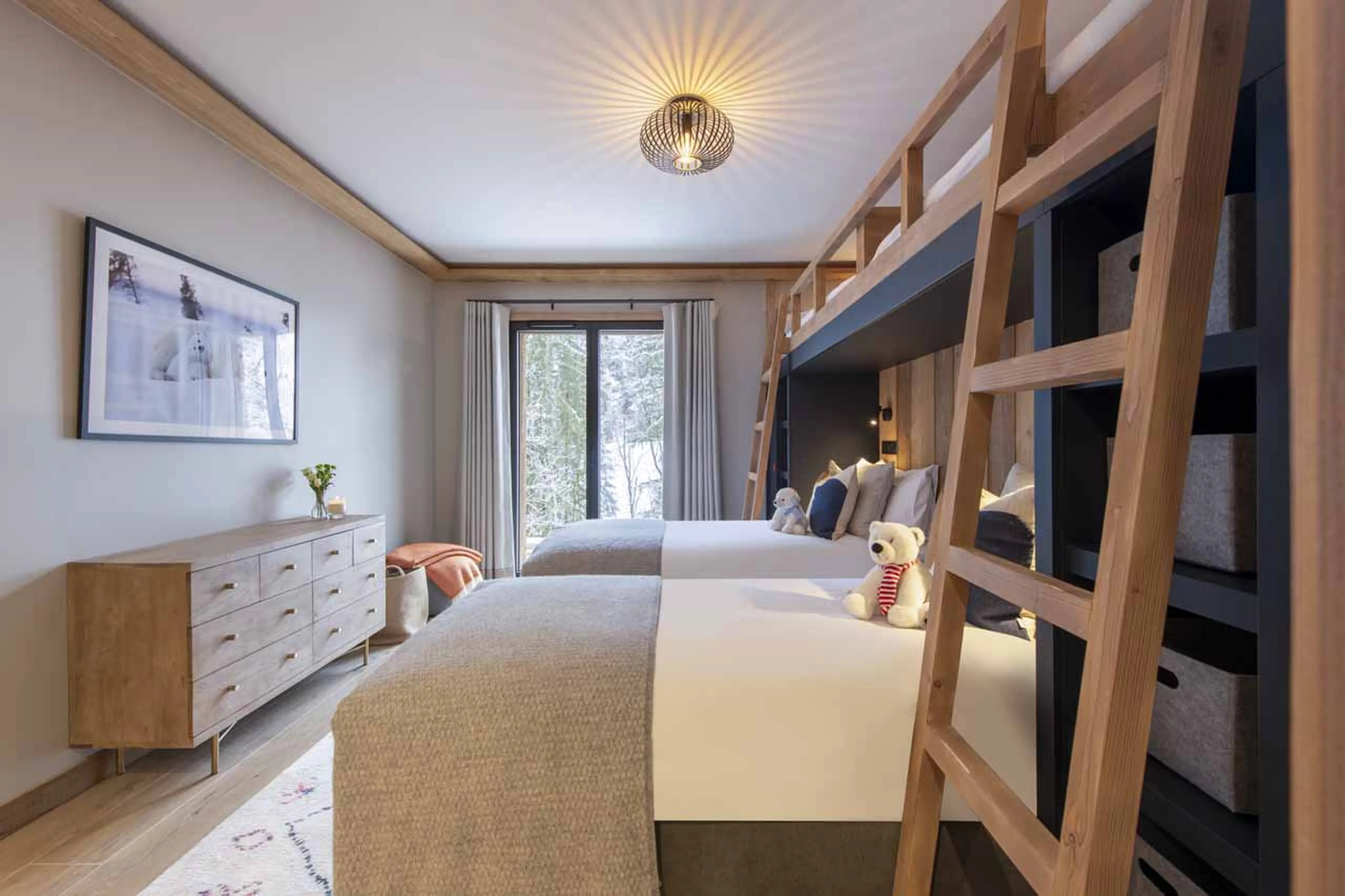 Terrace access in Chalet Cascades, Morzine