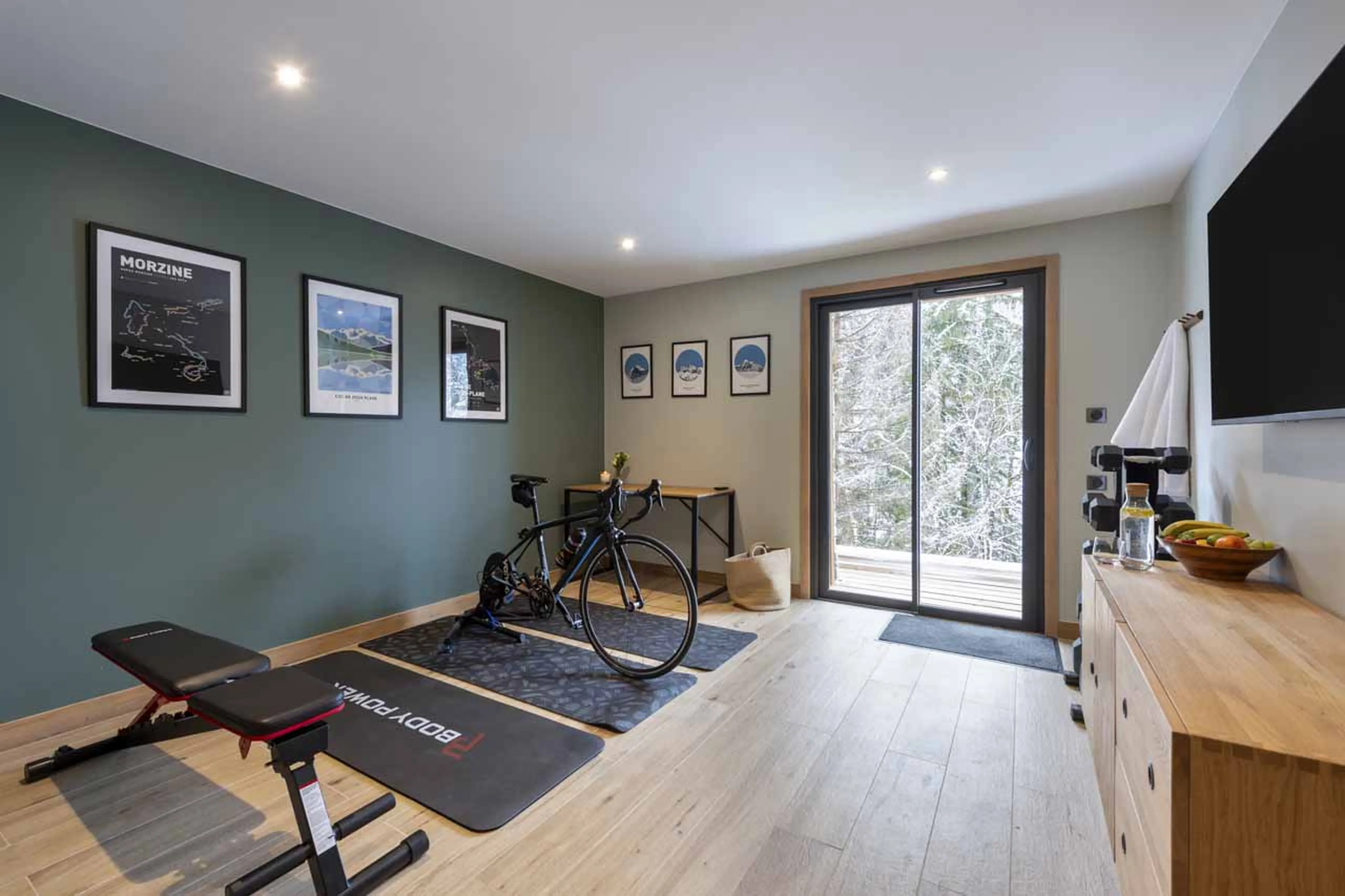Gym in Chalet Cascades, Morzine