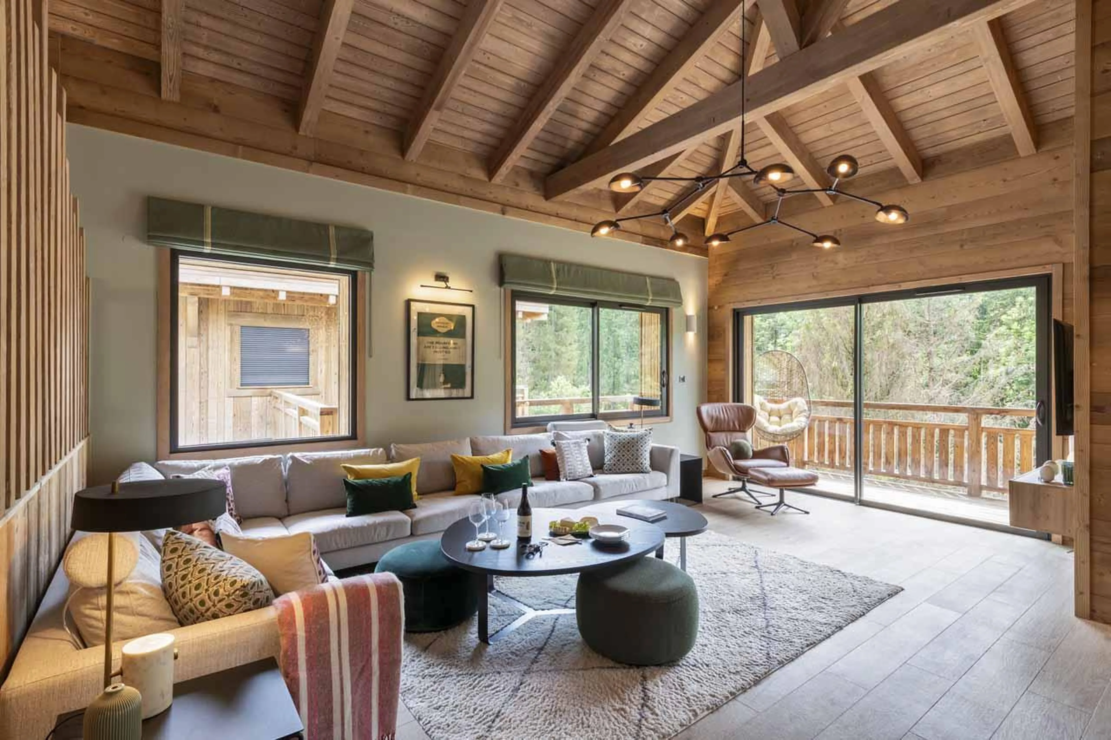 Balcony access in Chalet Cascades, Morzine