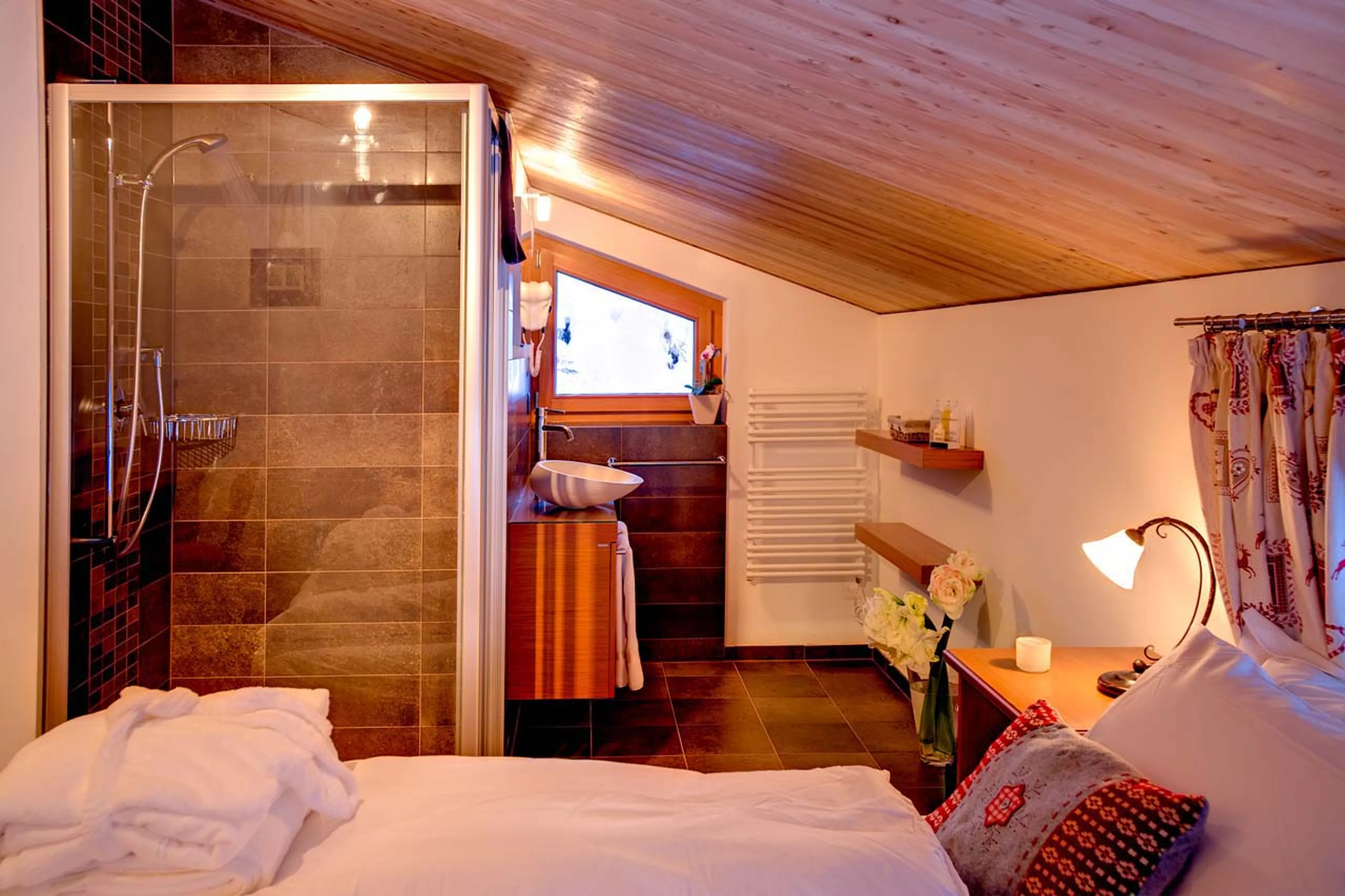 Bedroom four at Chalet Castor in Zermatt