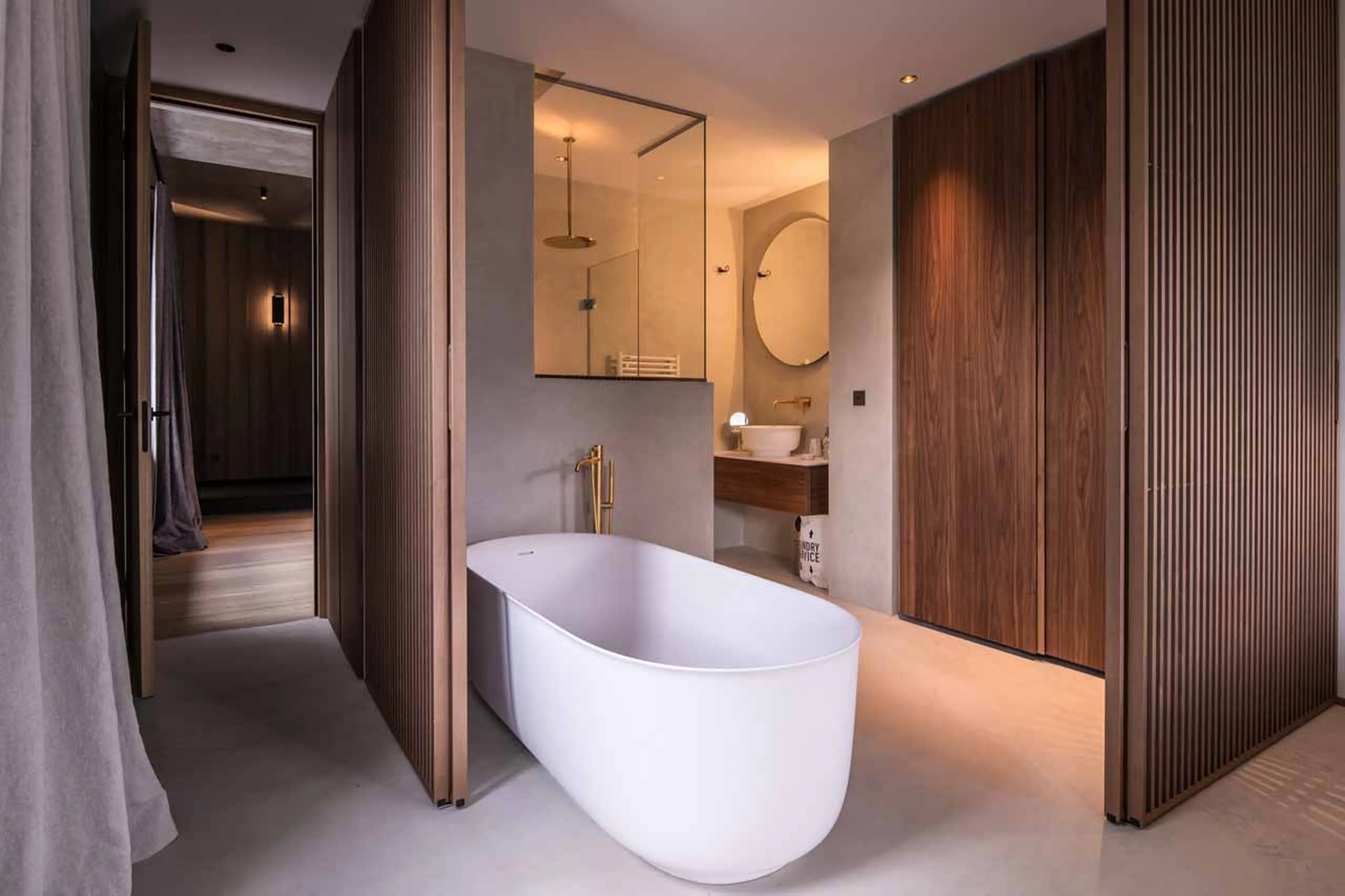 Bathroom one at Chalet Celeste in Courchevel Le Praz