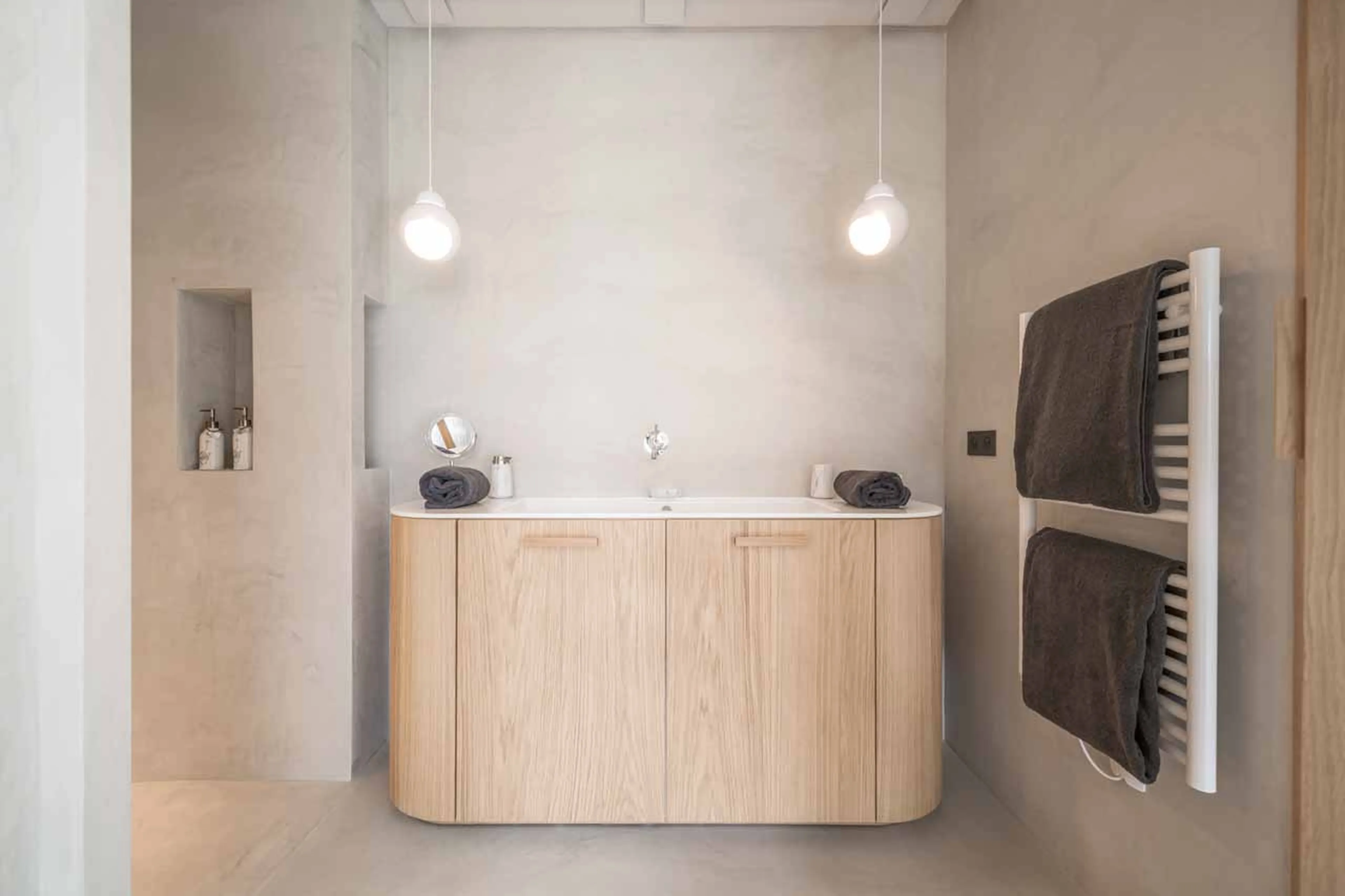 Shower room at Chalet Celeste in Courchevel Le Praz