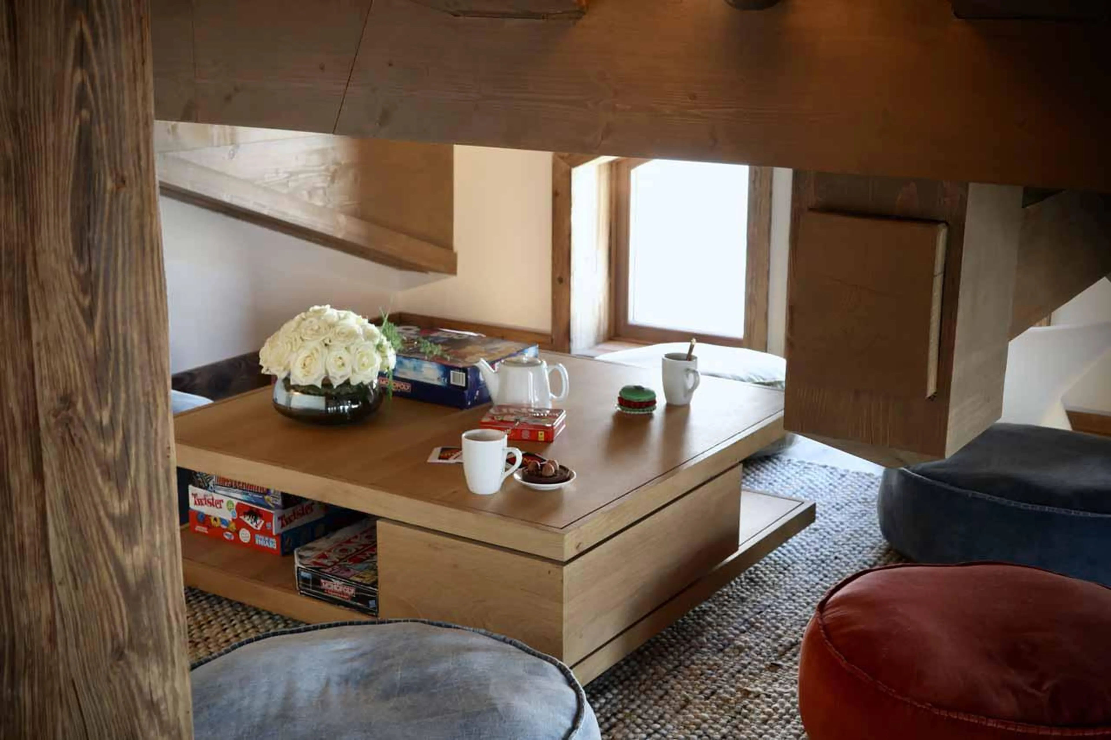 Mezzanine games area at Chalet Centenary in Courchevel 1650