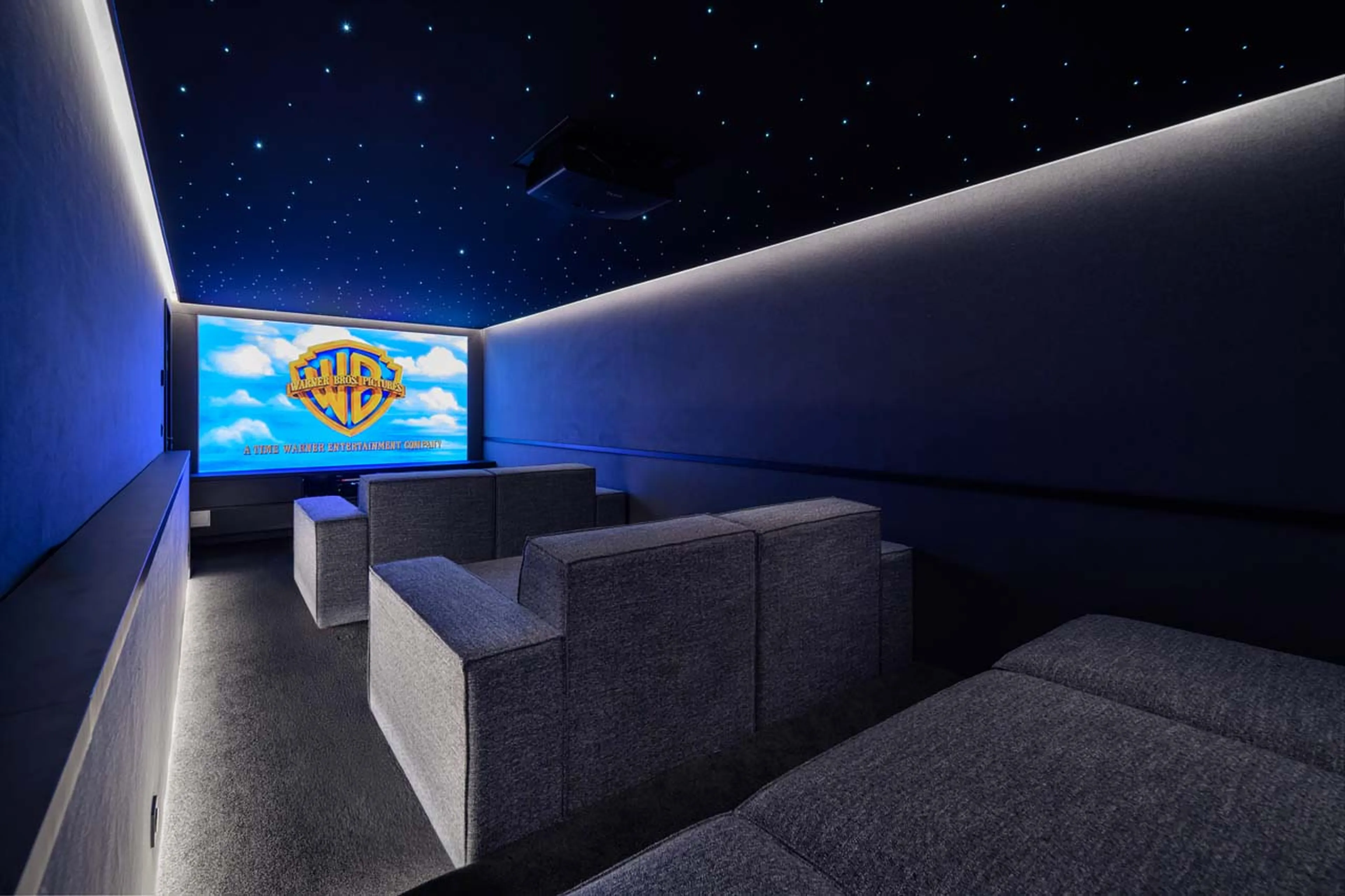 Cinema room at Chalet Cervinia in Val d'Isere