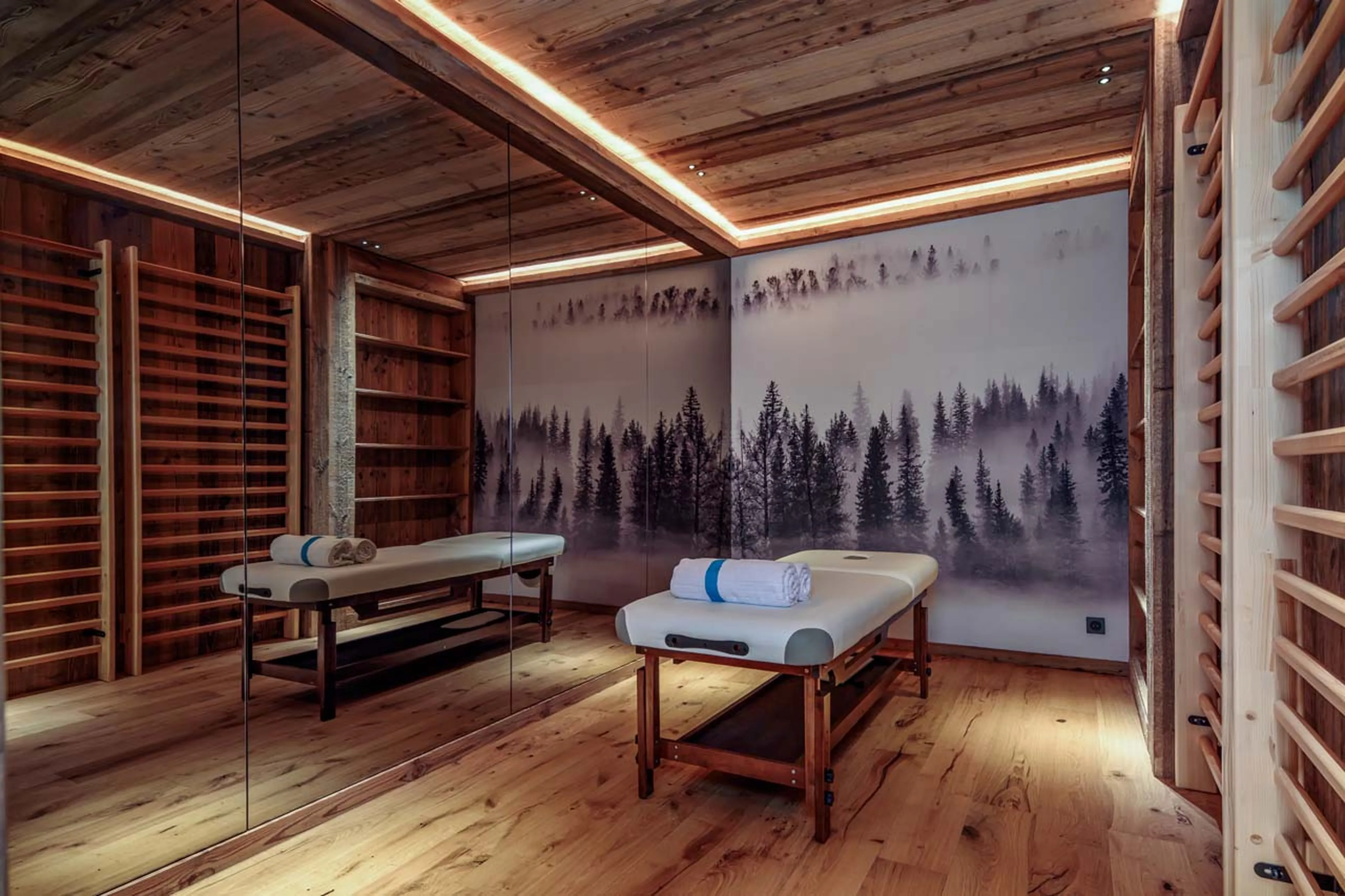 Massage room at Chalet Cervinia in Val d'Isere