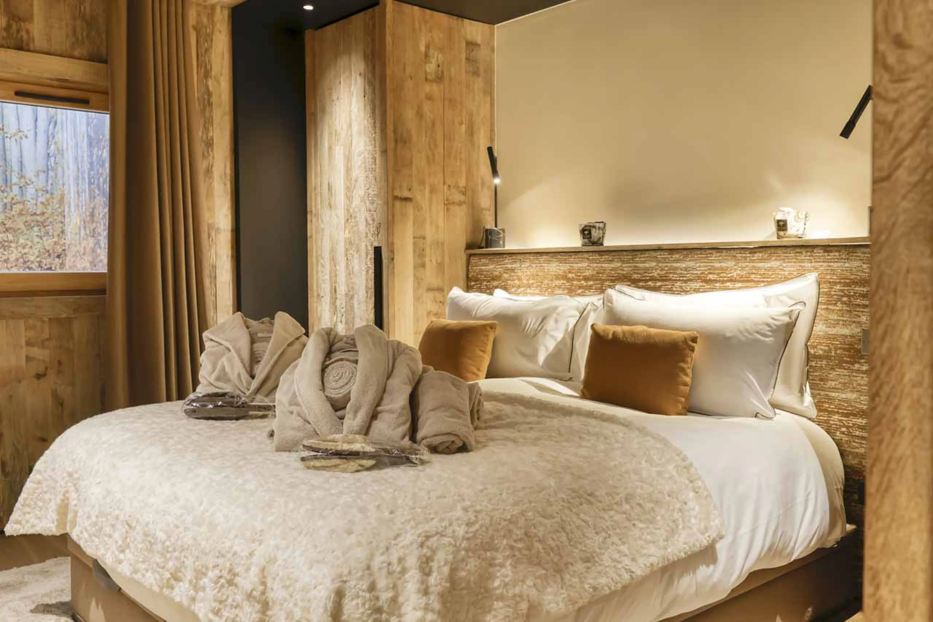 Bedroom 1 at Chalet Cham Lou Ka in Megeve