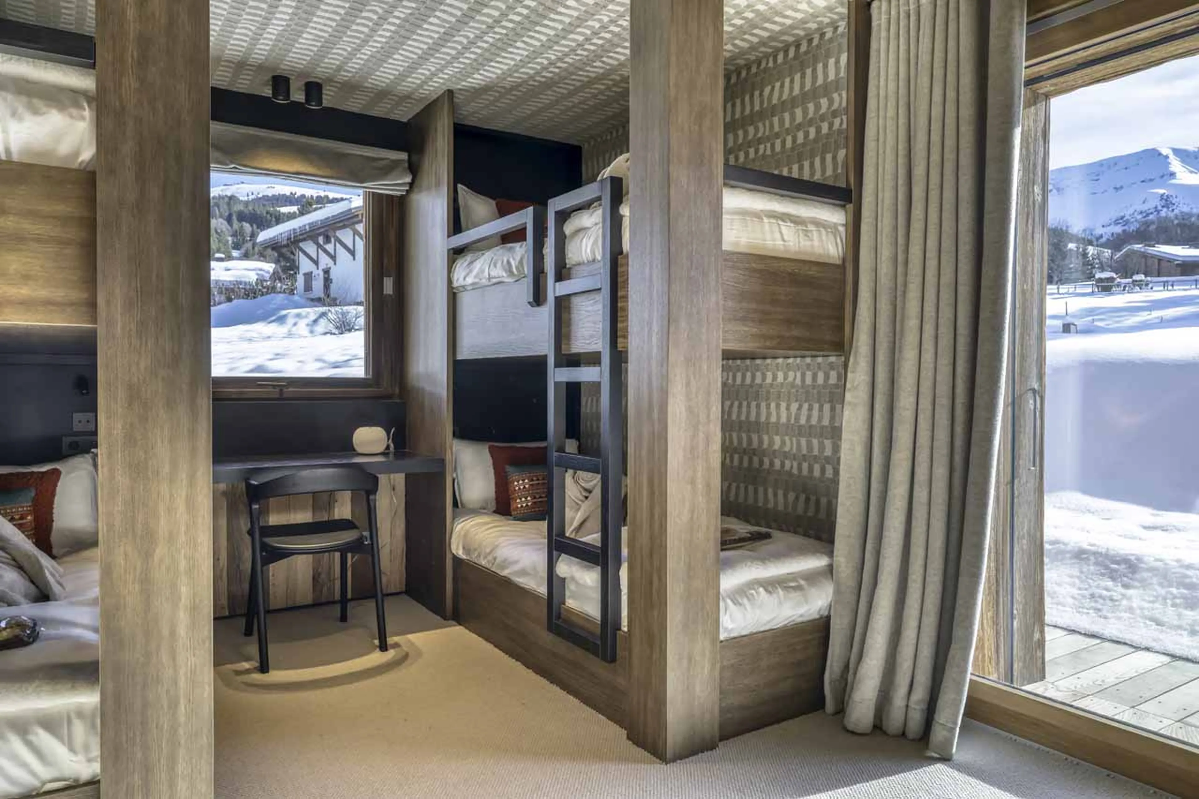 Bedroom 2 at Chalet Cham Lou Ka in Megeve