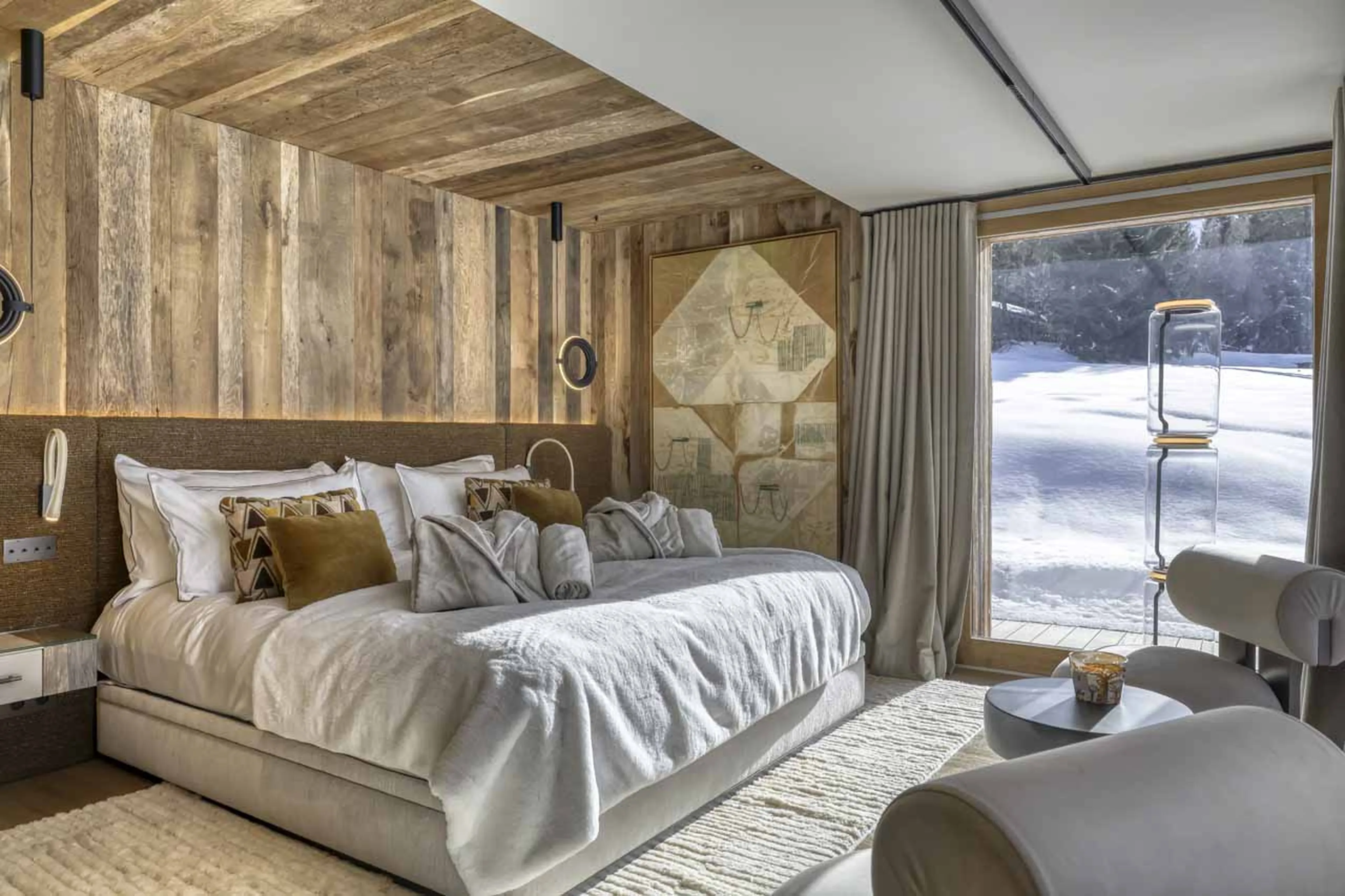 Bedroom 3 at Chalet Cham Lou Ka in Megeve