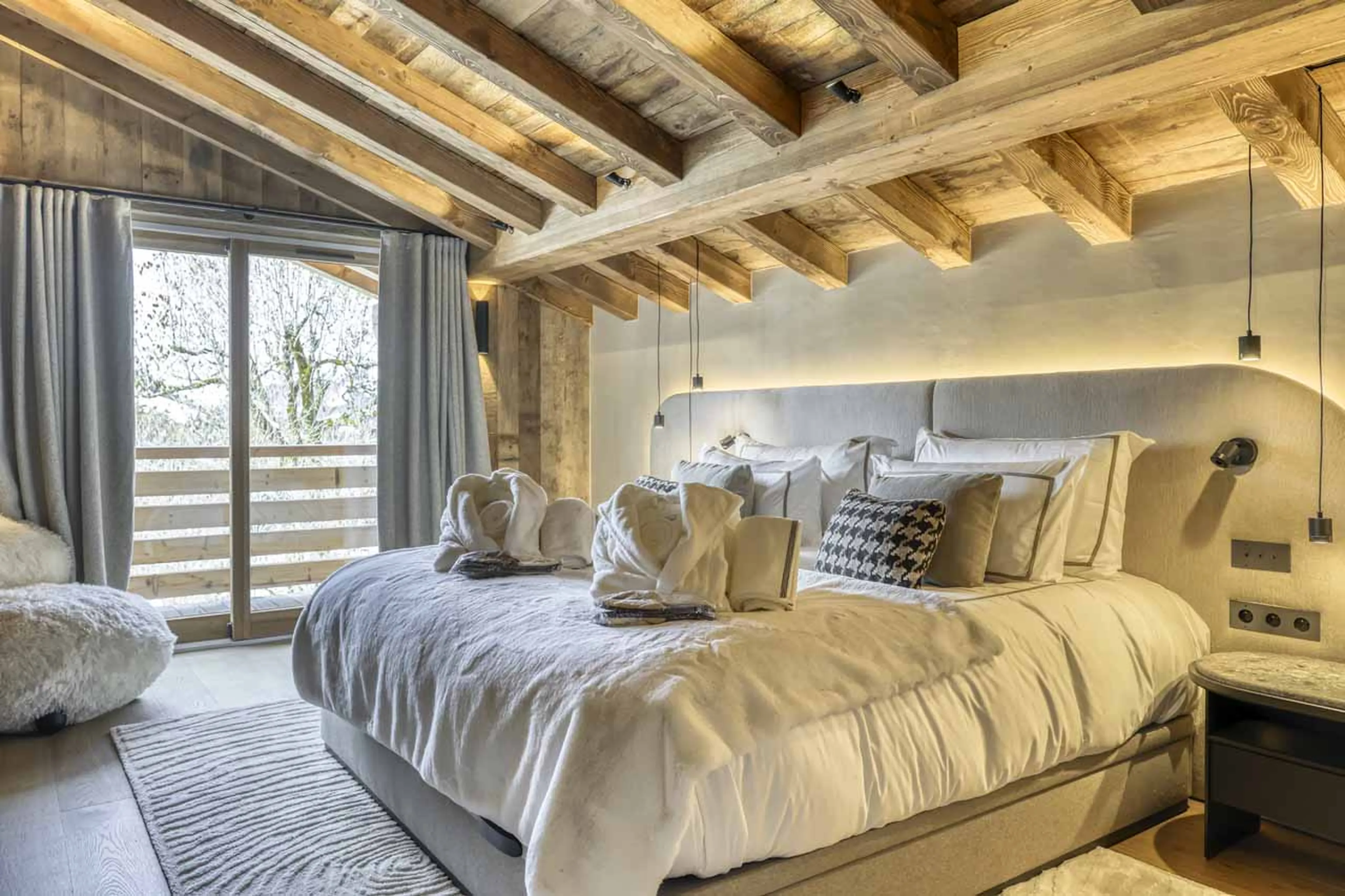 Bedroom 6 at Chalet Cham Lou Ka in Megeve