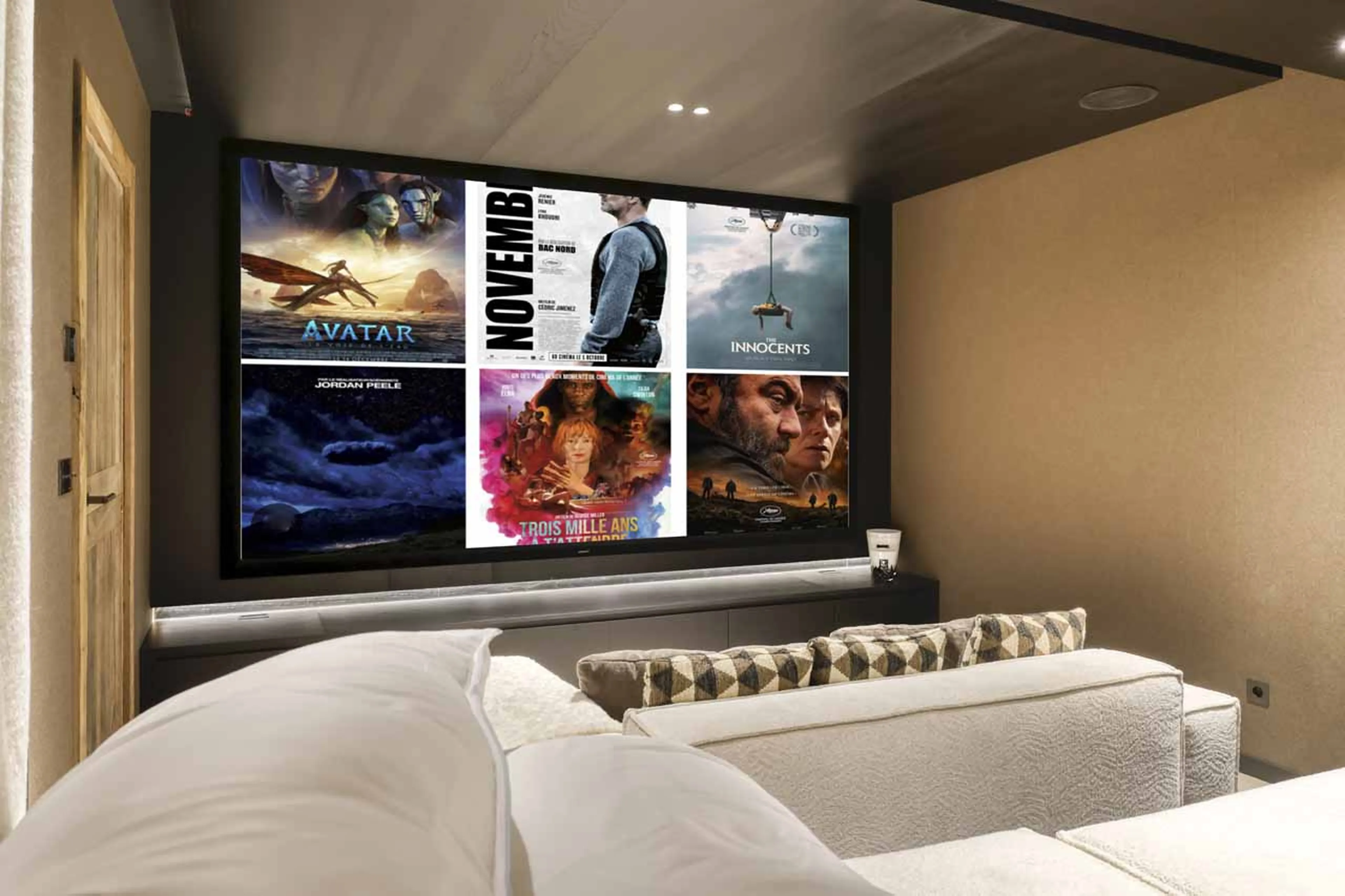 Cinema at Chalet Cham Lou Ka in Megeve