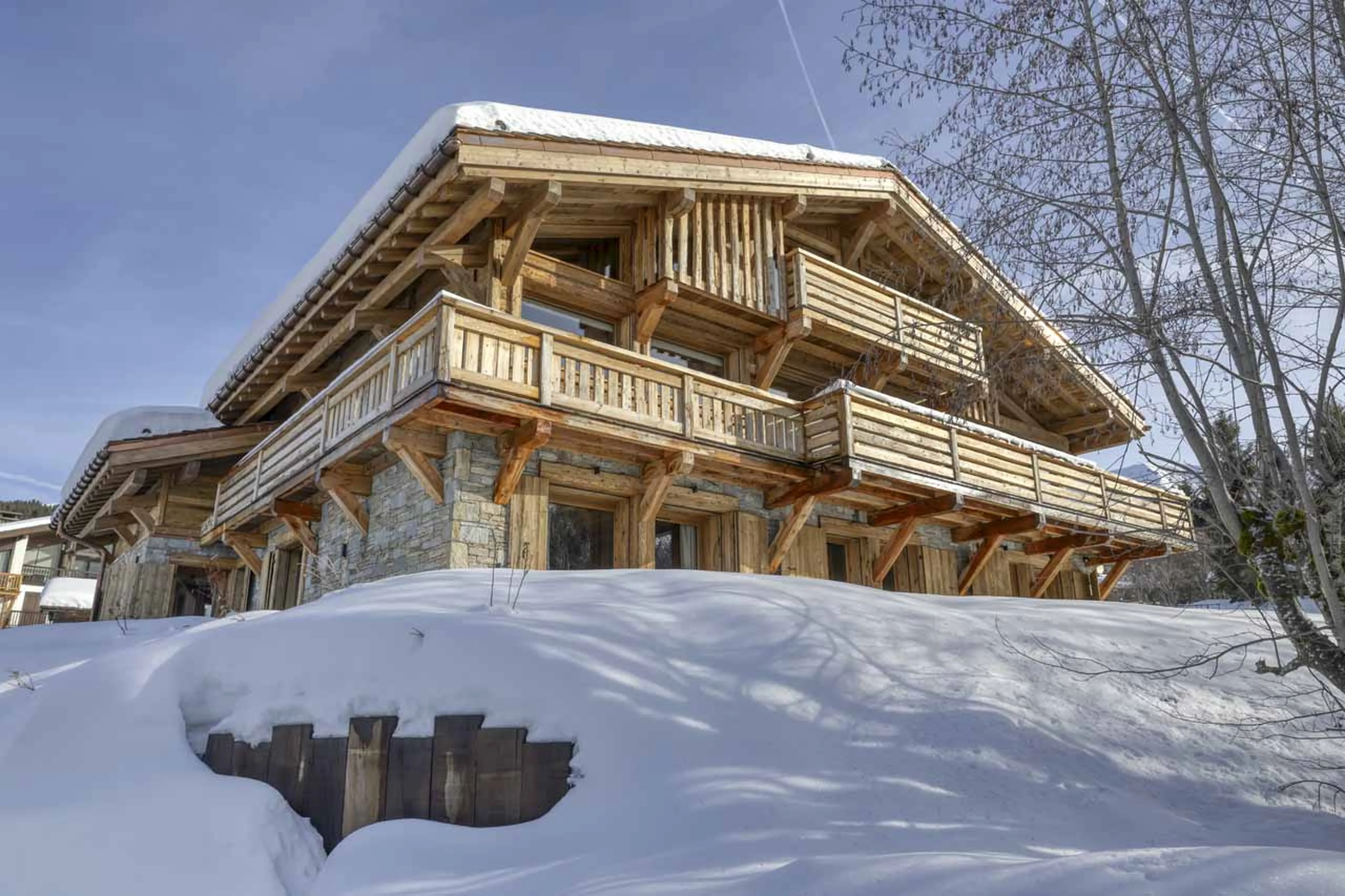 Exterior at Chalet Cham Lou Ka in Megeve