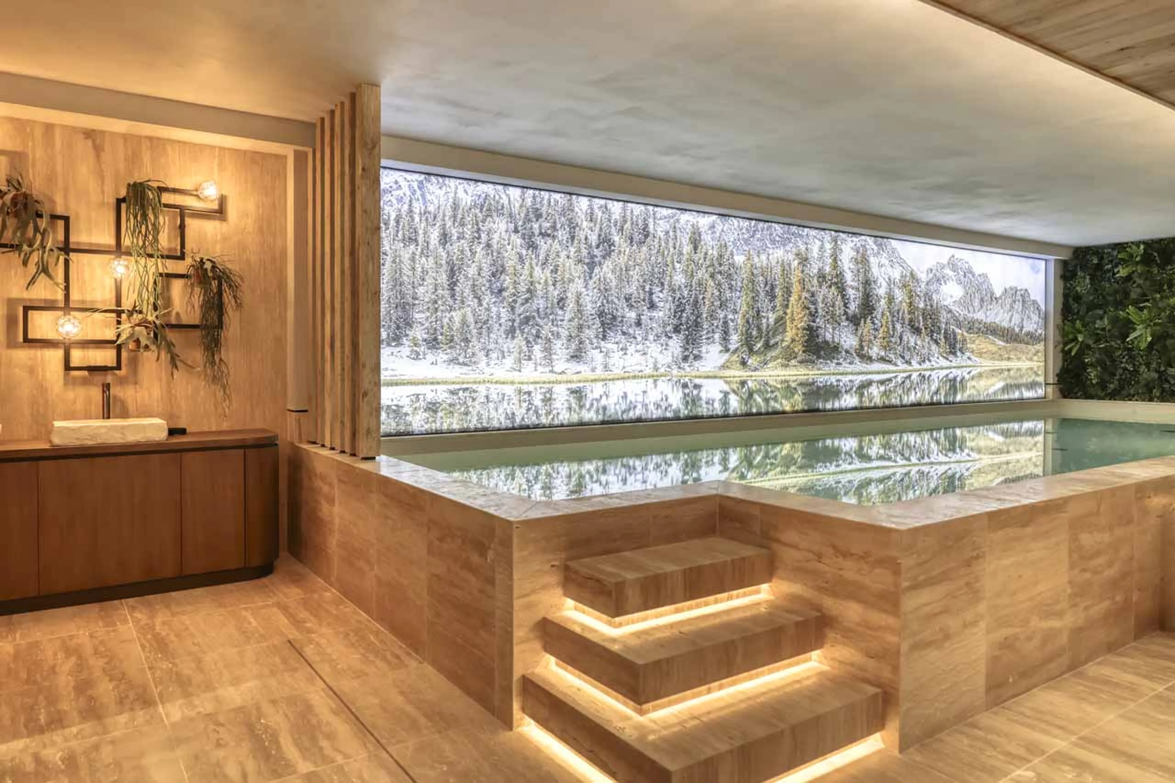 Spa at Chalet Cham Lou Ka in Megeve