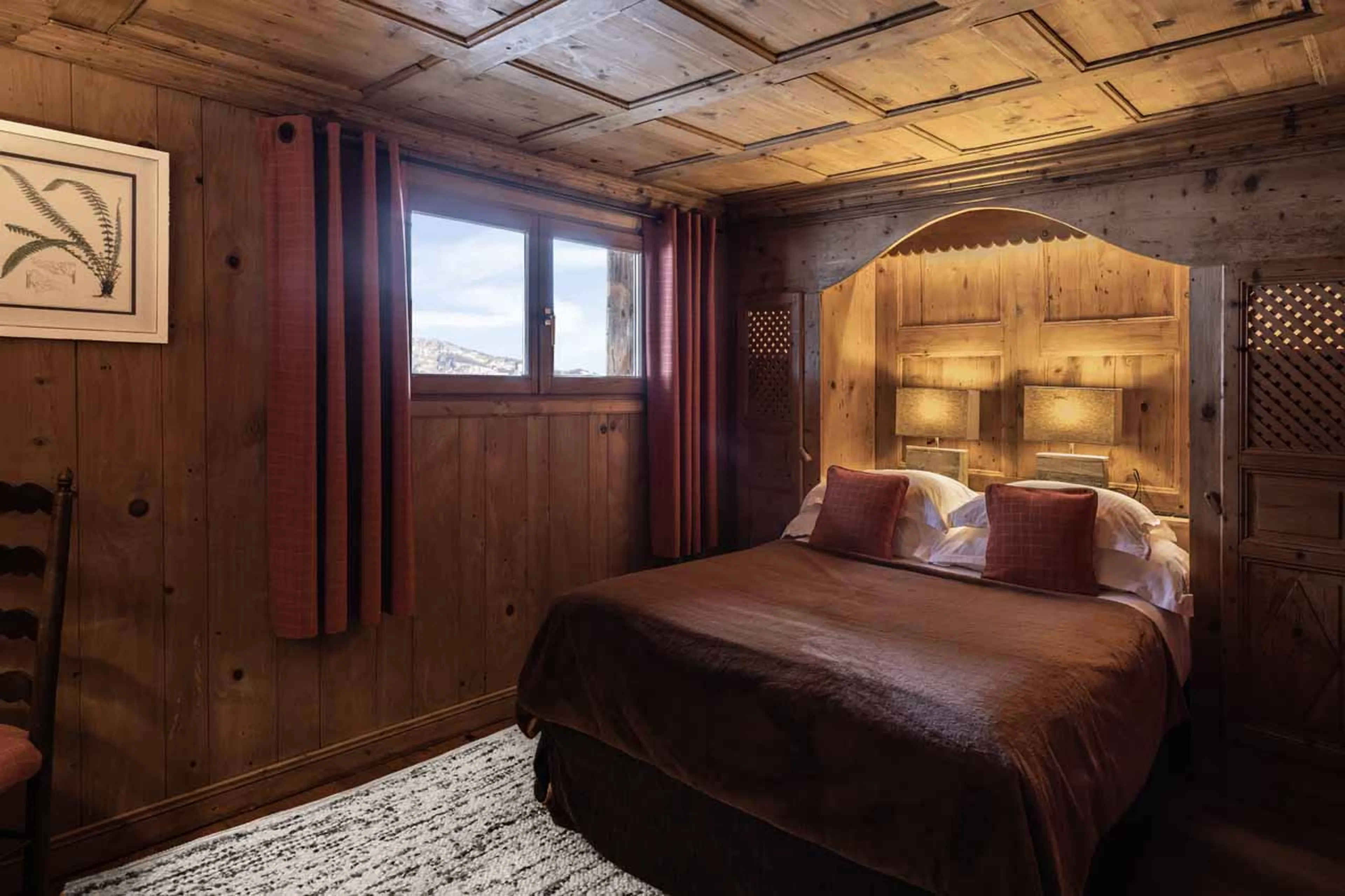 Bedroom two in Chalet Chatel in Megeve