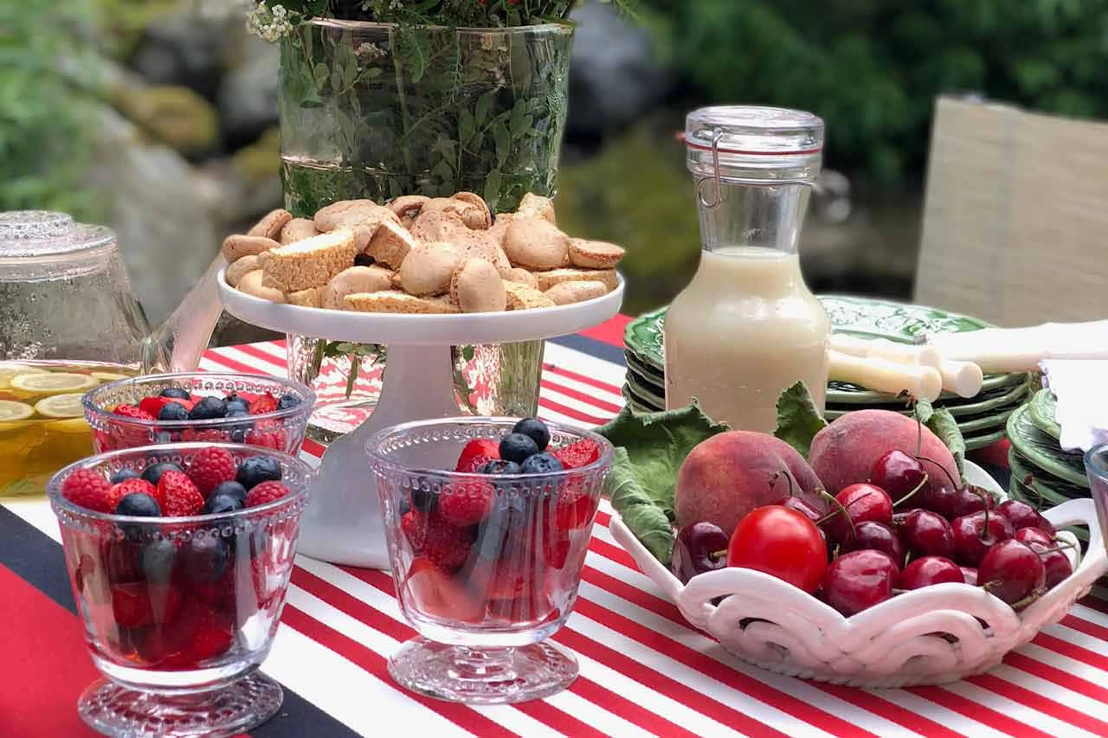 Afternoon tea at Chalet Chatel in Megeve