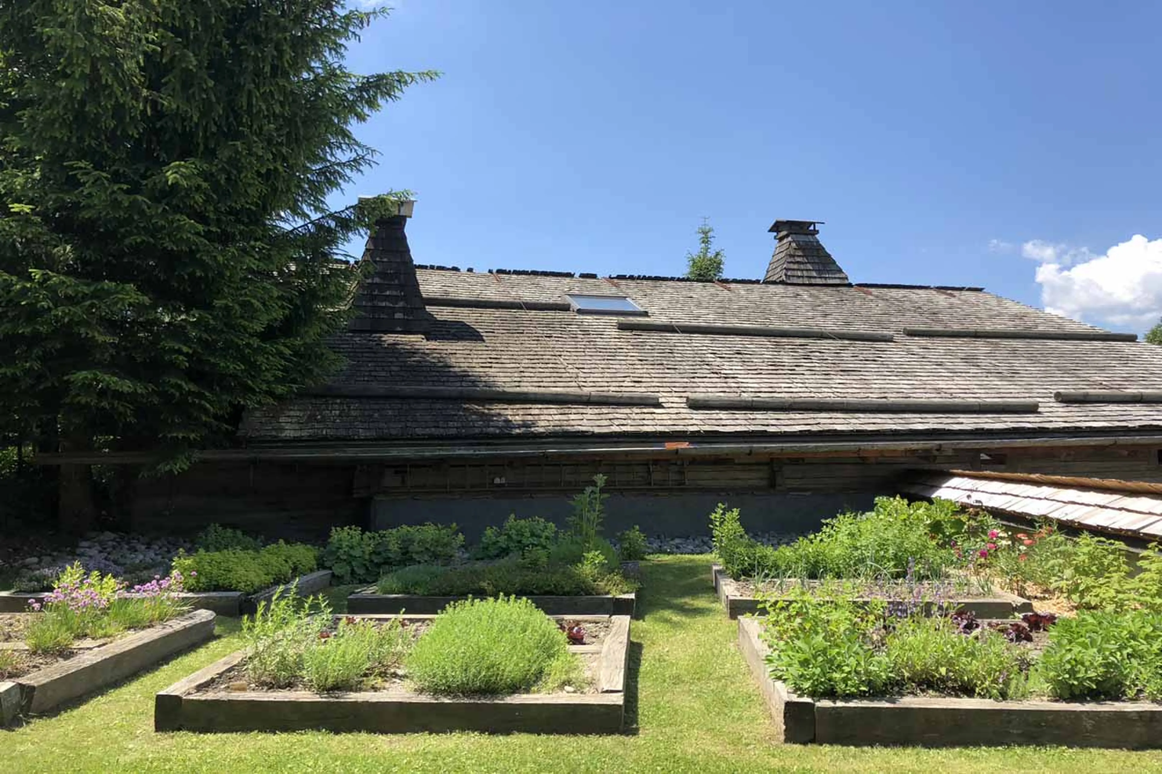 Chalet with vegetable garden at Chalet Chatel in Megeve