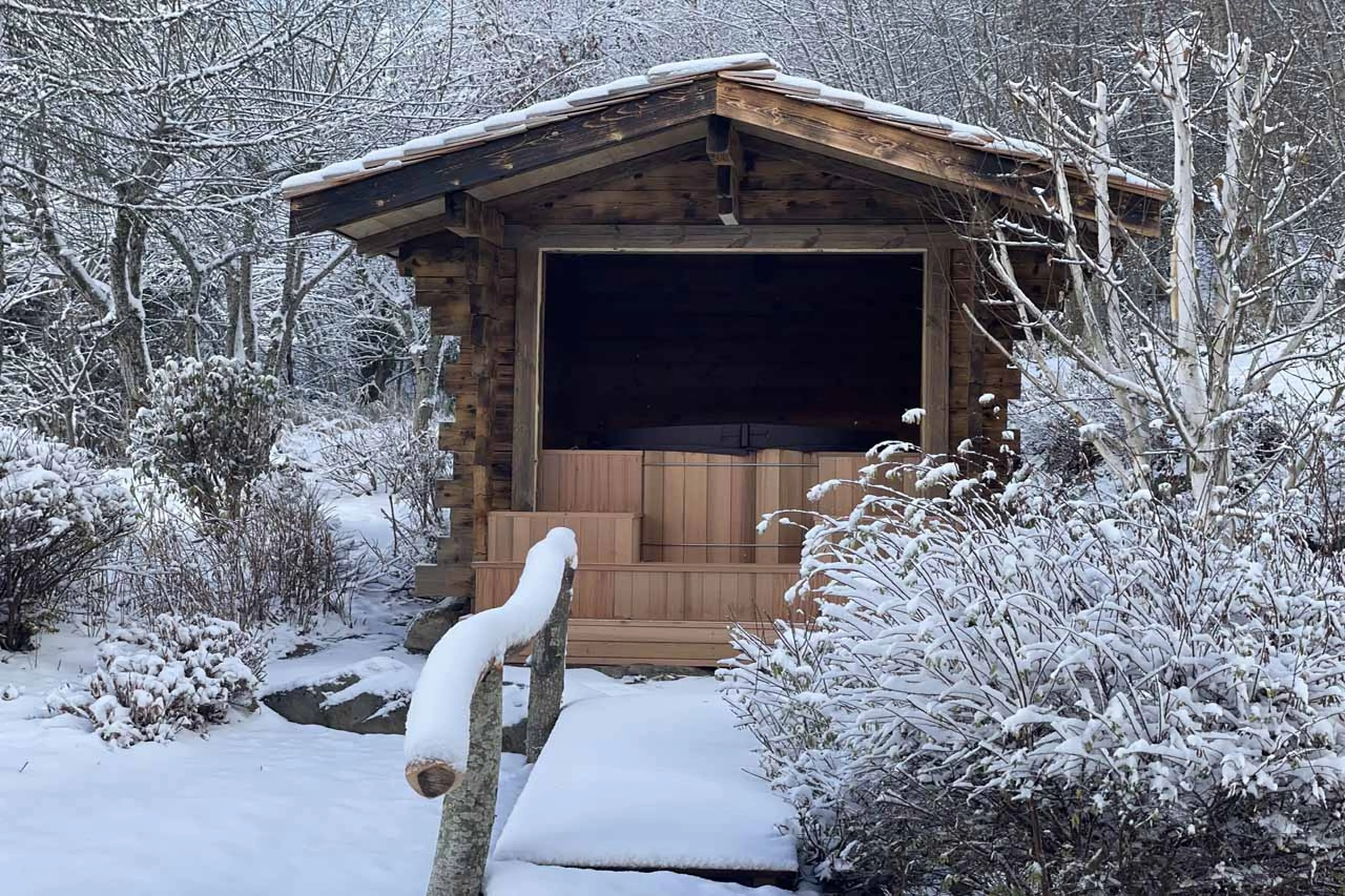 Nordic bath at Chalet Chatel in Megeve