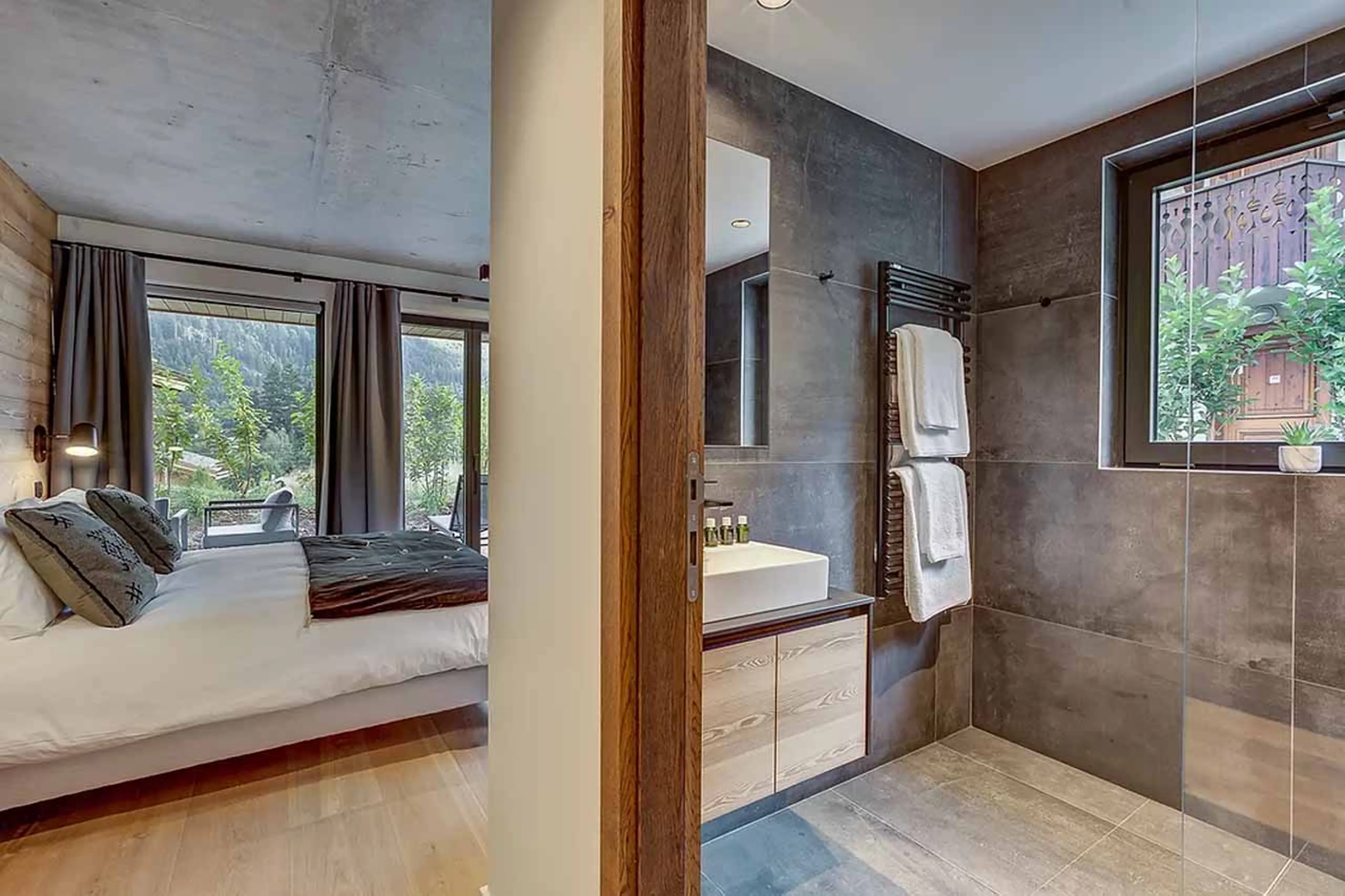 Bedroom three at Chalet Chouca in Chamonix