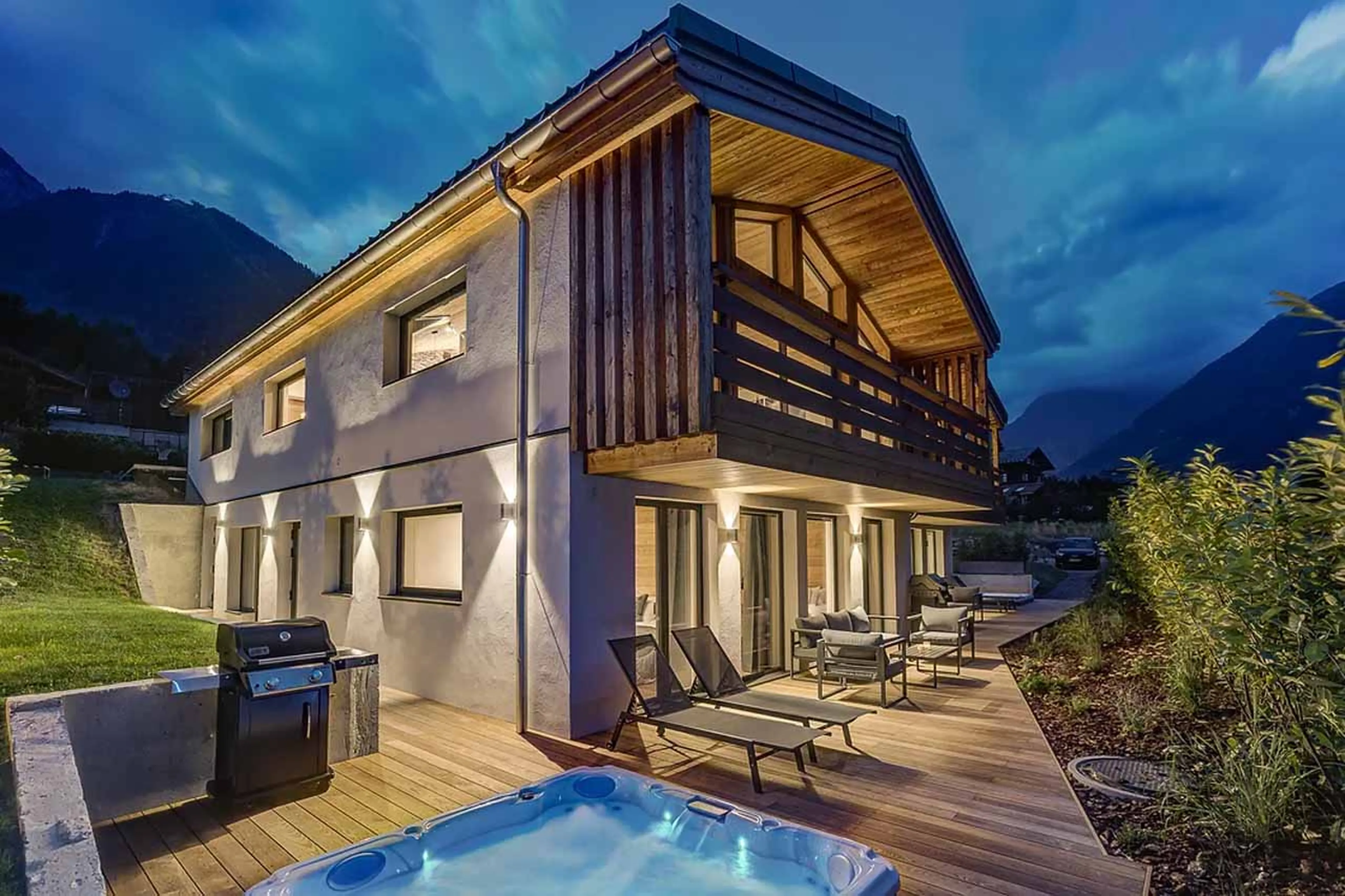 Exterior of Chalet Chouca in Chamonix