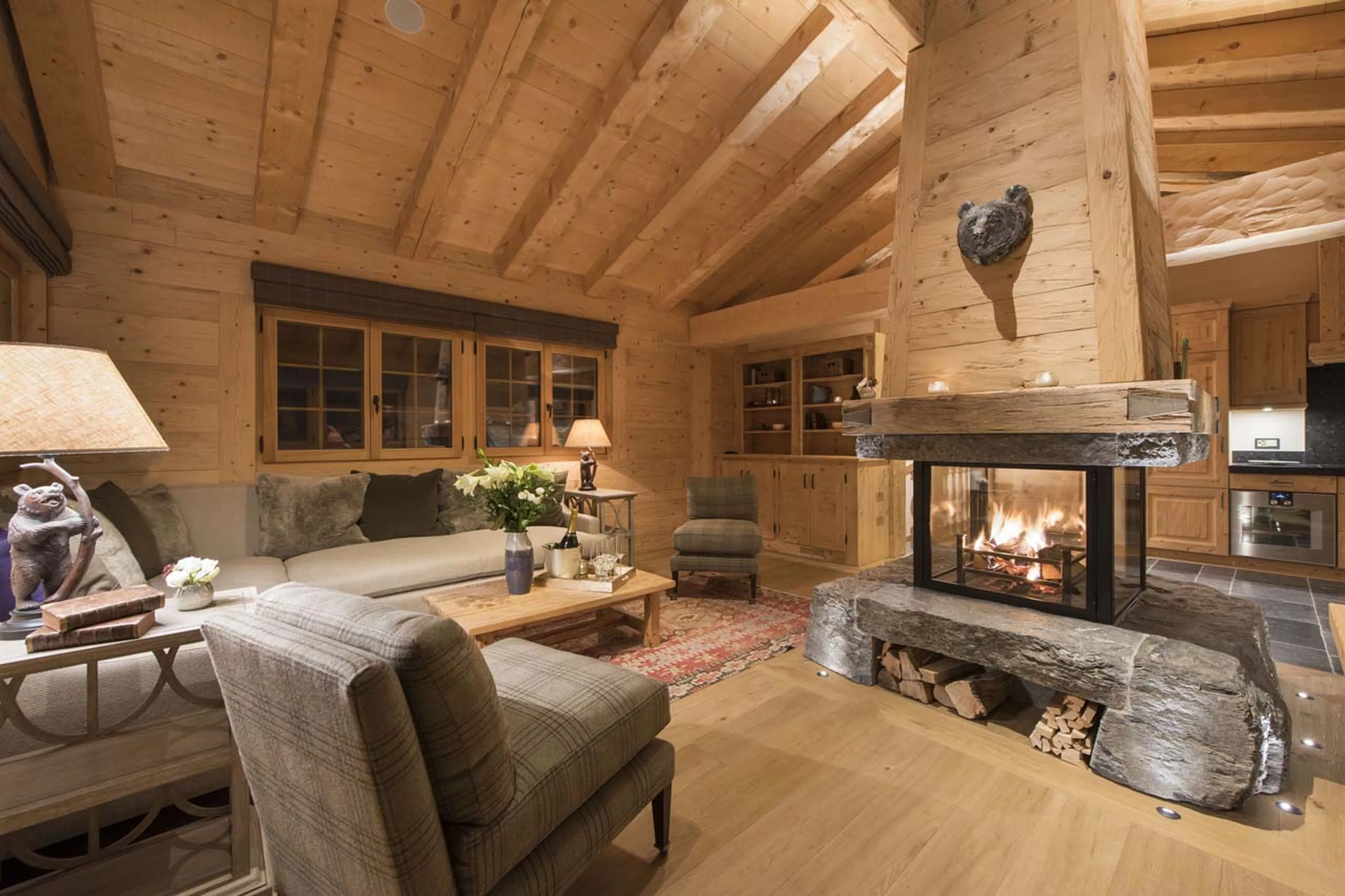 Second sitting room in Chalet Chouqui in Verbier