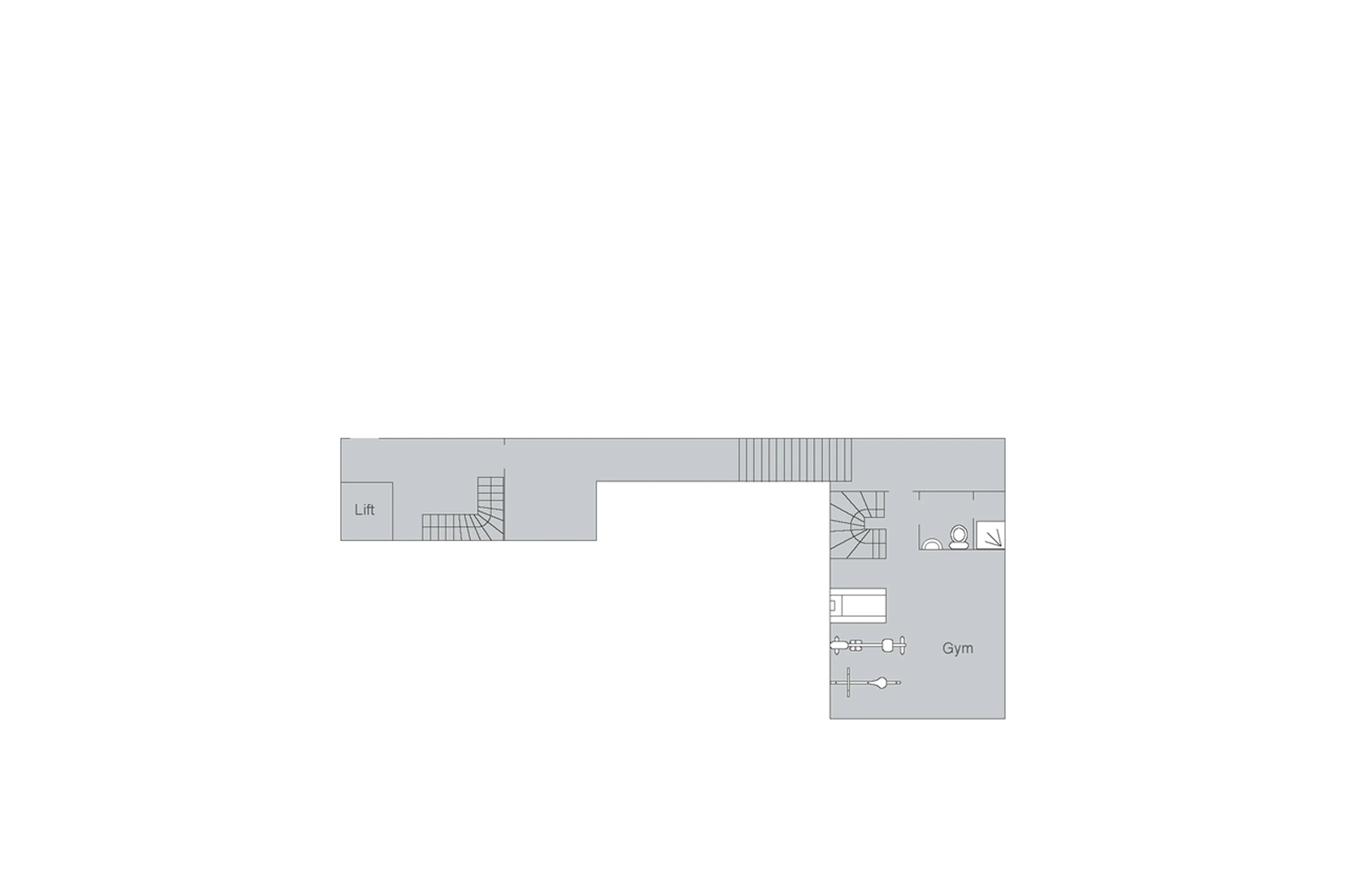 Level -1 floor plan of Chalet Chouqui in Verbier